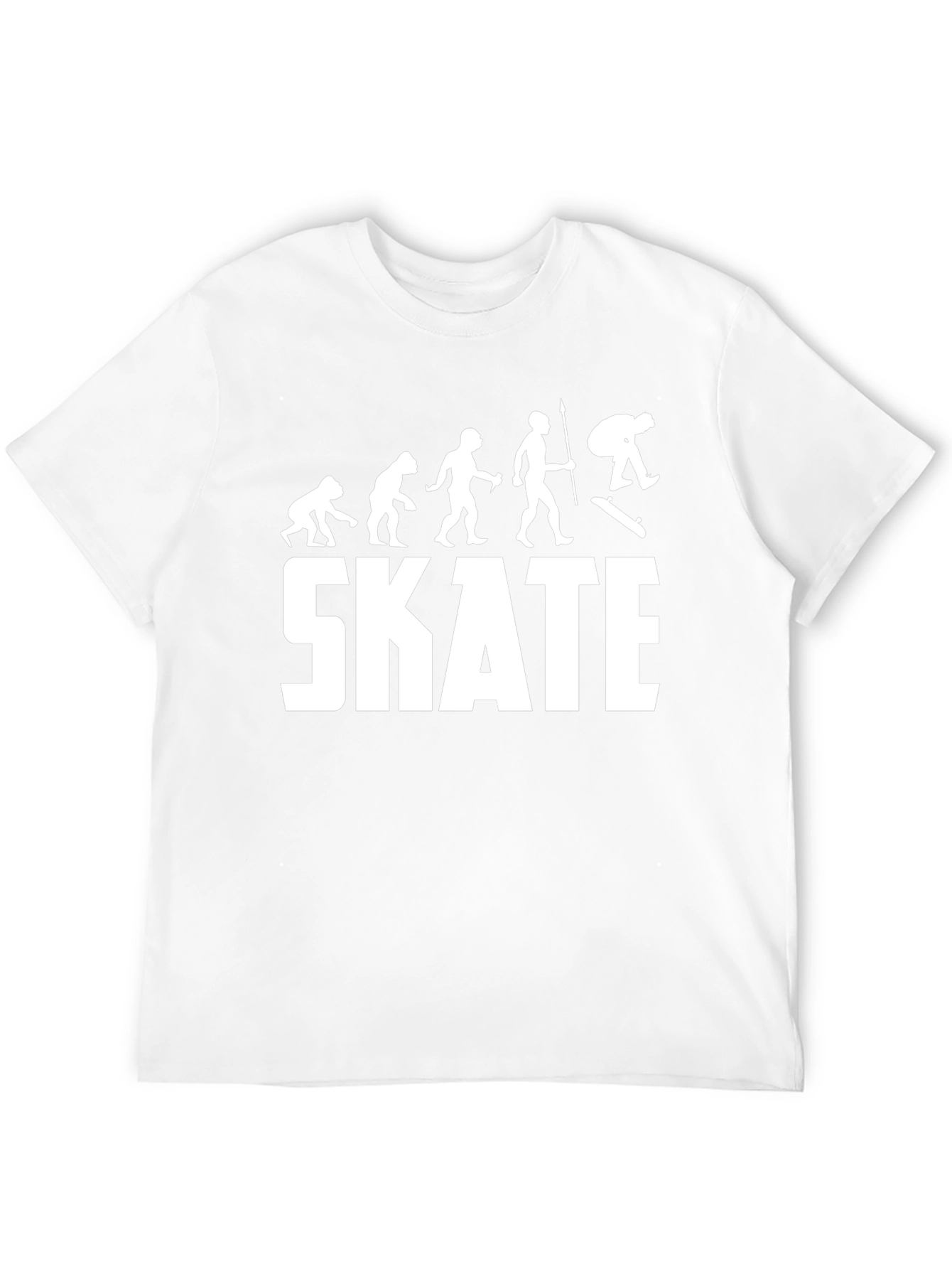 Skate Evolution Graphic T-Shirt - Black Cotton Tee