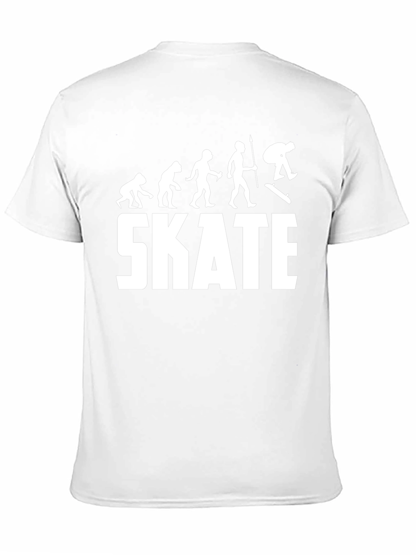 Skate Evolution Graphic T-Shirt - Black Cotton Tee