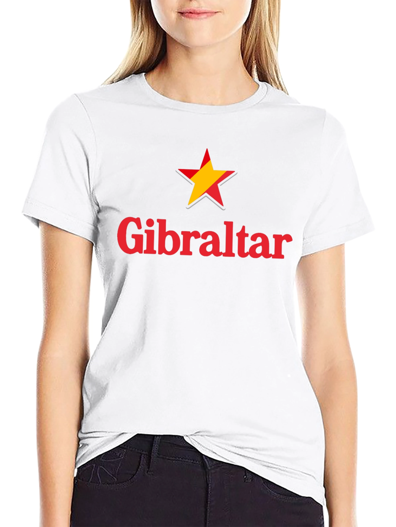 Gibraltar Star Graphic Black T-Shirt