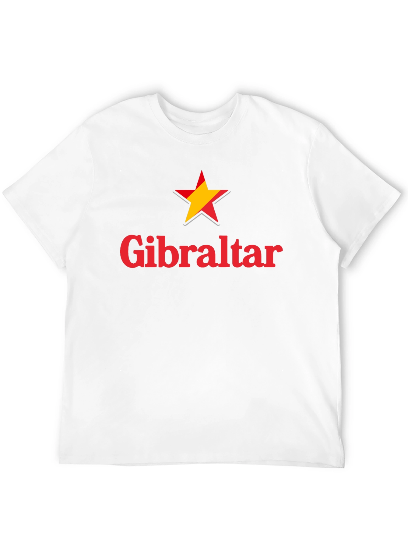 Gibraltar Star Graphic Black T-Shirt