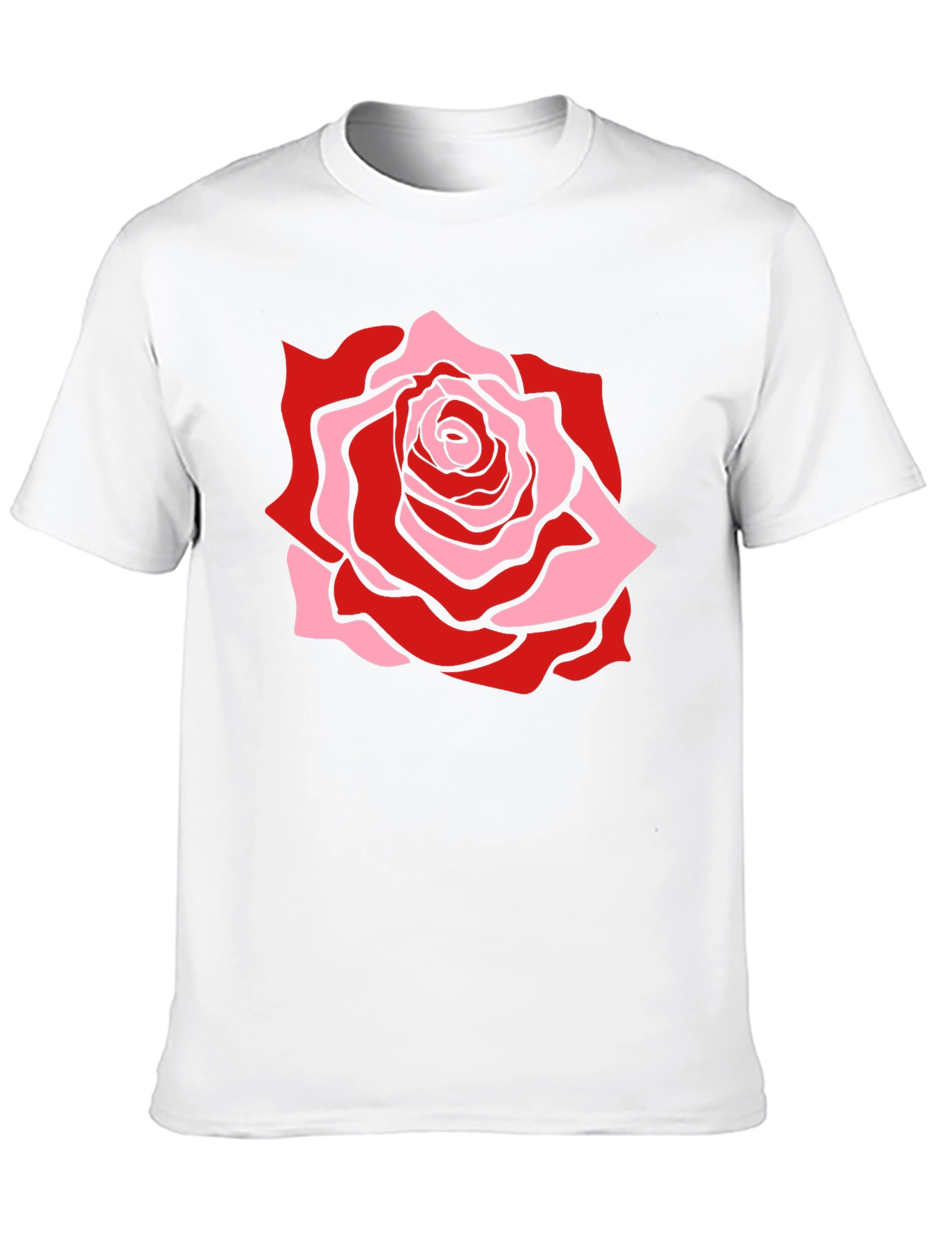Rose Graphic Tee - Mens Black T-Shirt