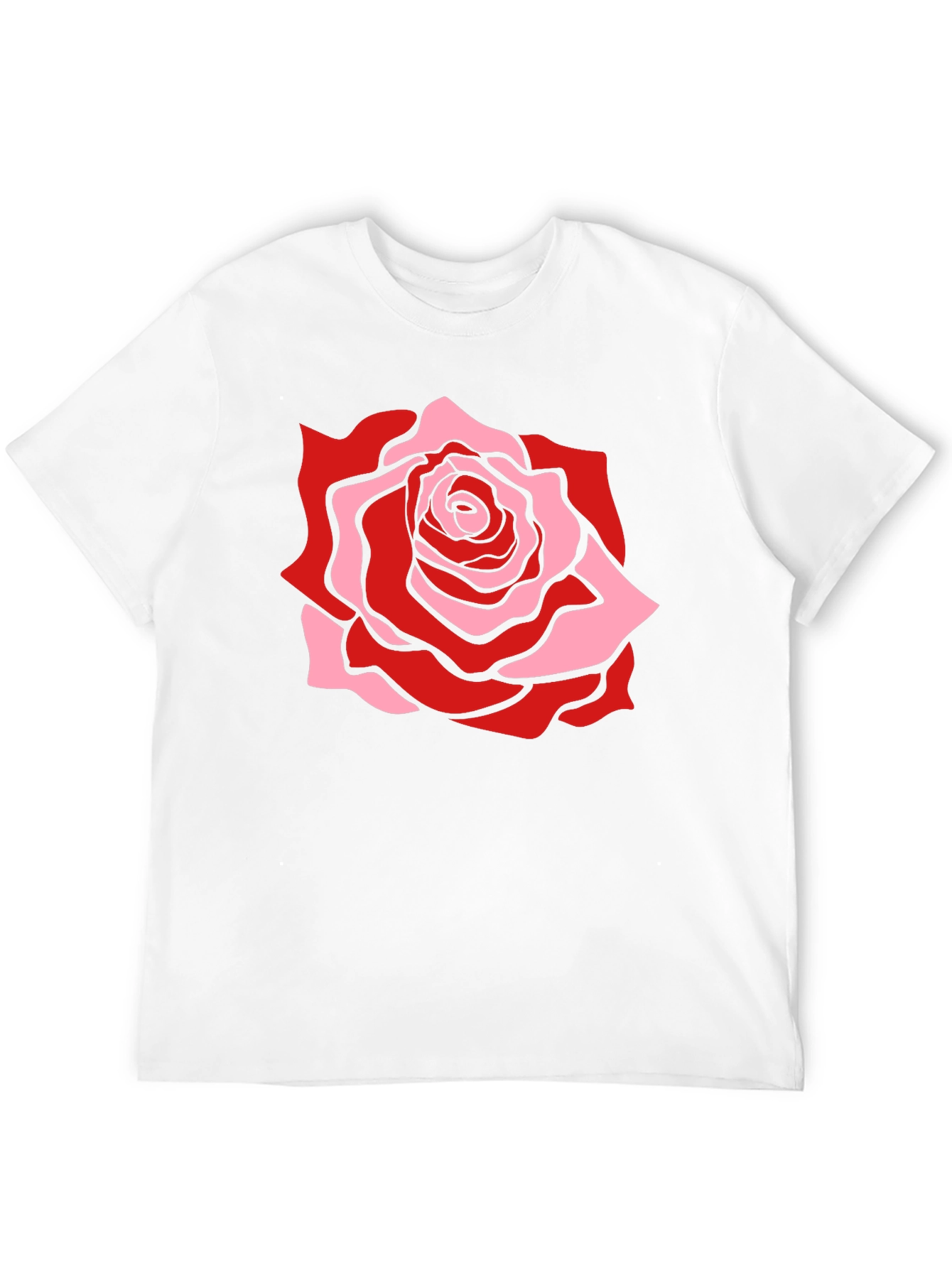 Rose Graphic Tee - Mens Black T-Shirt