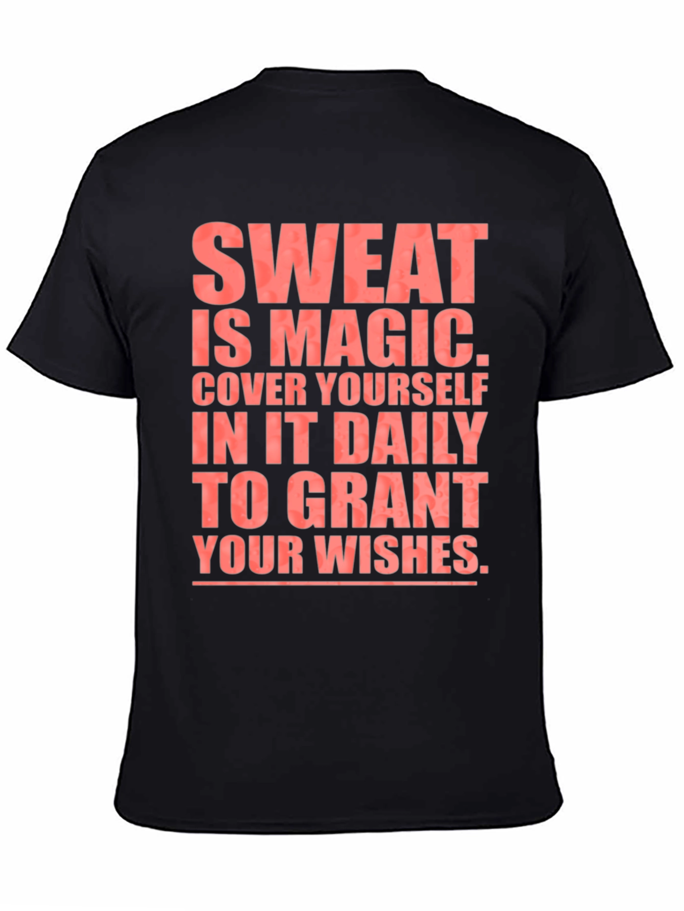 Sweat is Magic T-Shirt - Black Cotton Tee