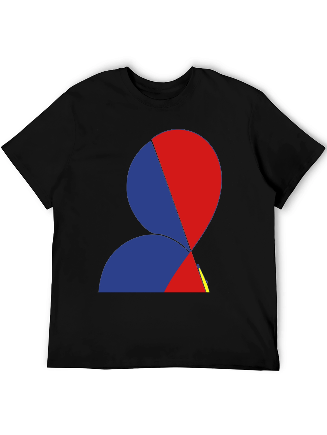Abstract Face Graphic Tee - Modern Art T-Shirt