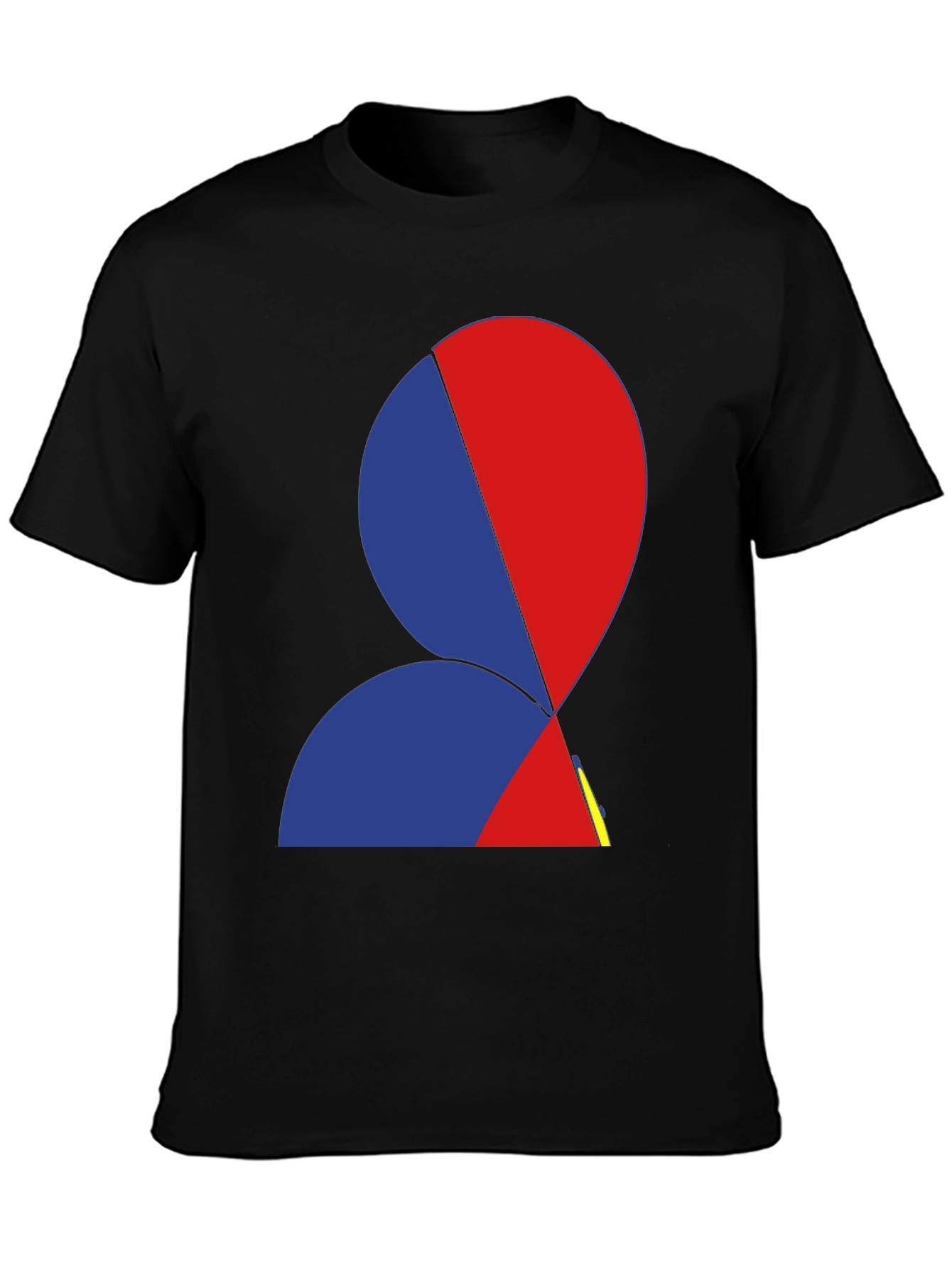 Abstract Face Graphic Tee - Modern Art T-Shirt