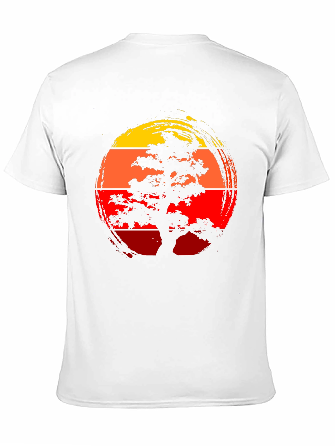 Bonsai Tree Sunset Graphic Tee