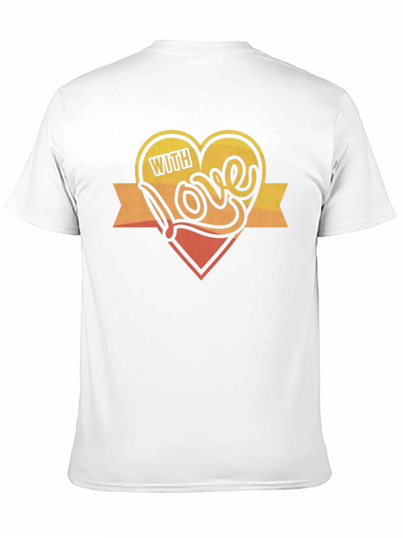 With Love Graphic Print Black T-Shirt