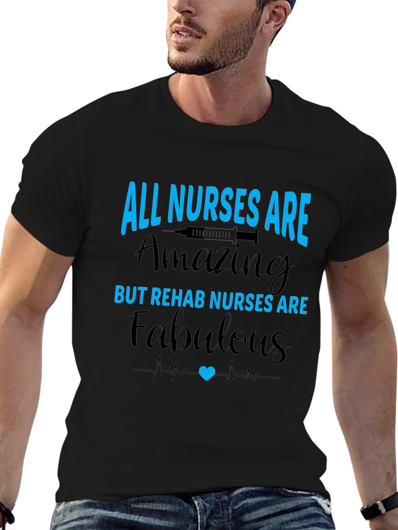 All Nurses Are Amazing Rehab Nurse T-Shirt