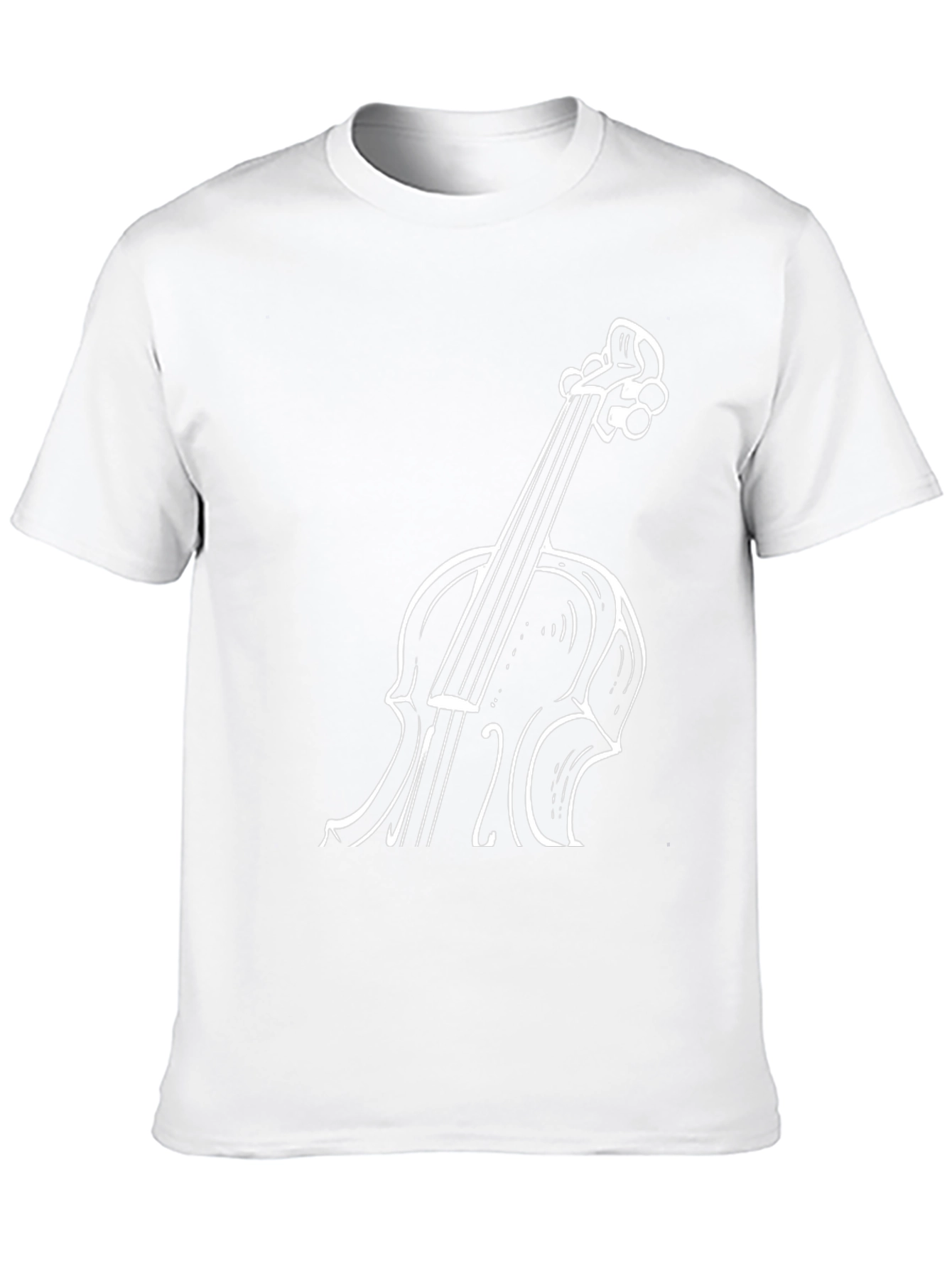 Violin Graphic Tee - Musicians Black T-Shirt