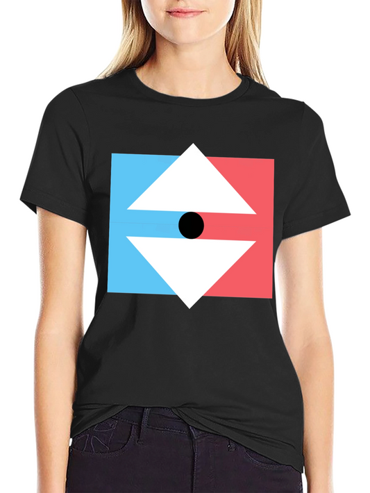 Geometric Arrow Graphic Tee - Mens Black T-Shirt