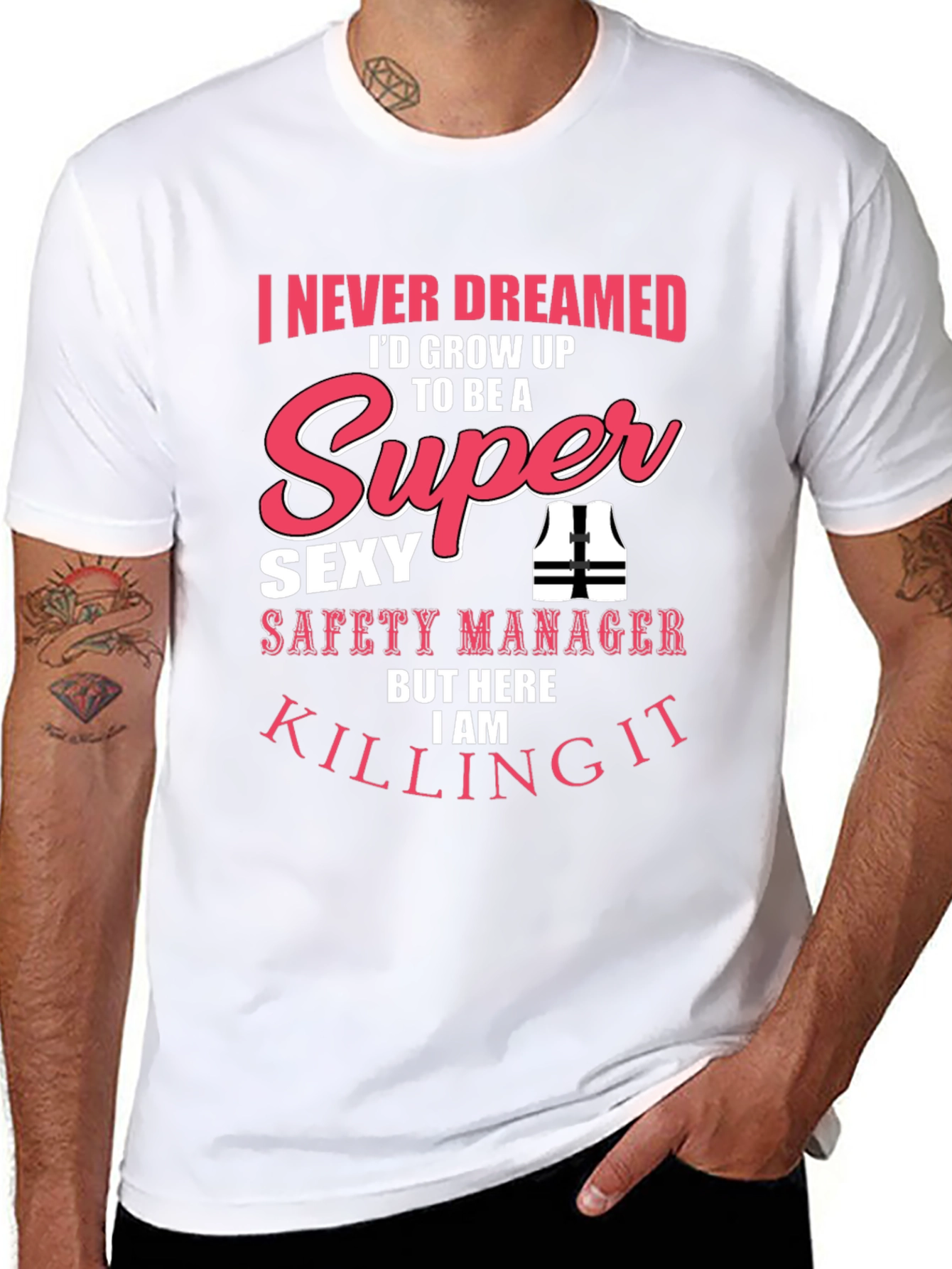 Super Sexy Safety Manager Graphic T-Shirt