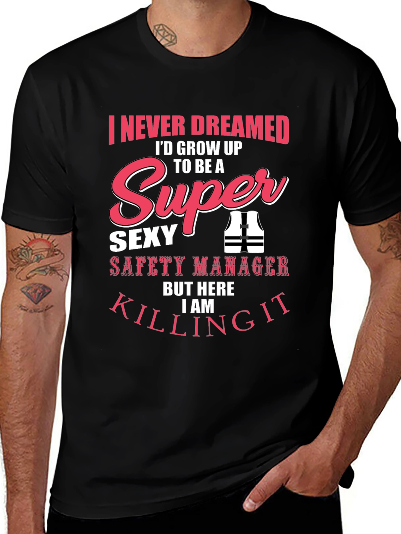 Super Sexy Safety Manager Graphic T-Shirt