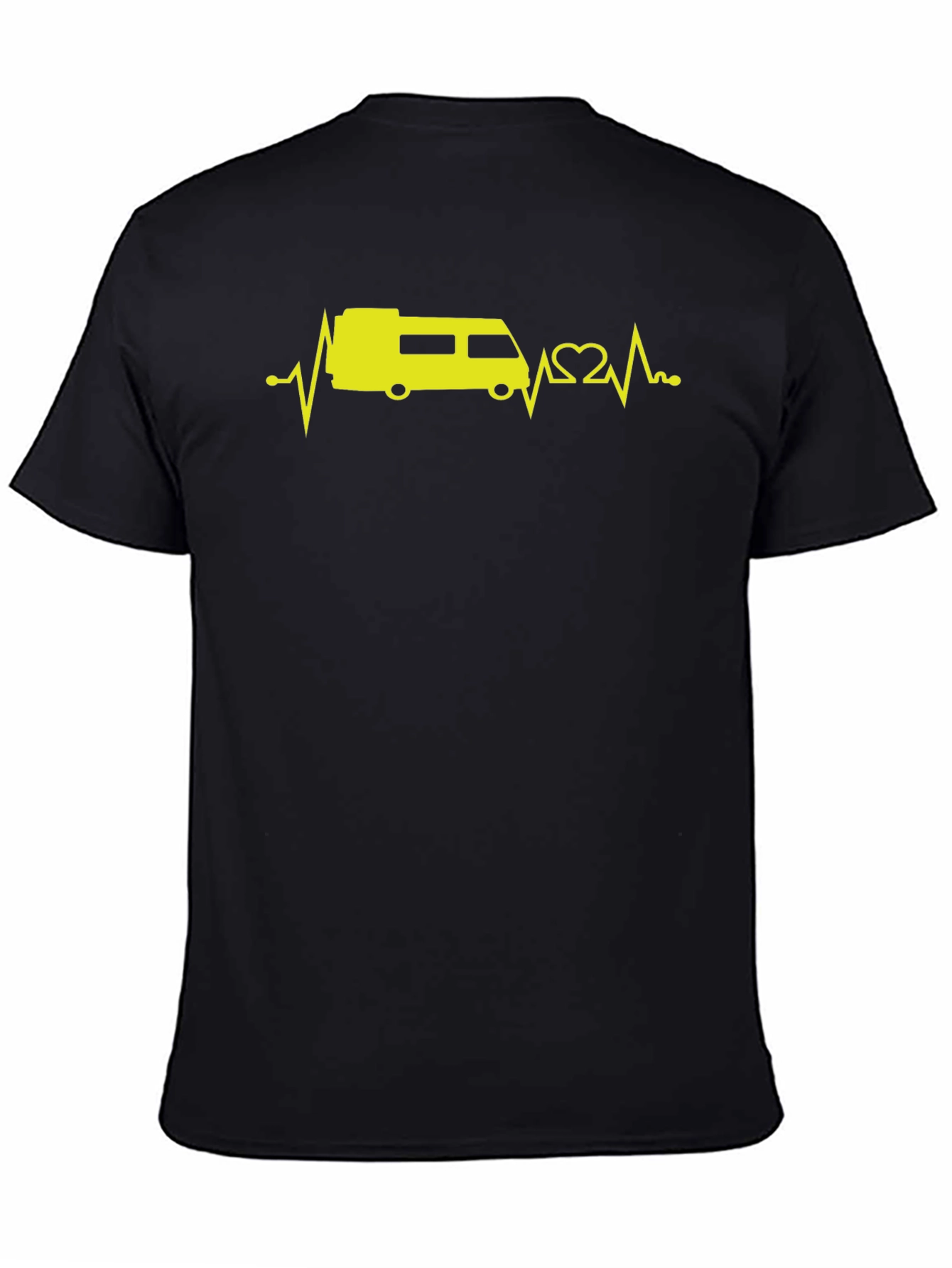 RV Heartbeat T-Shirt - Black Graphic Tee