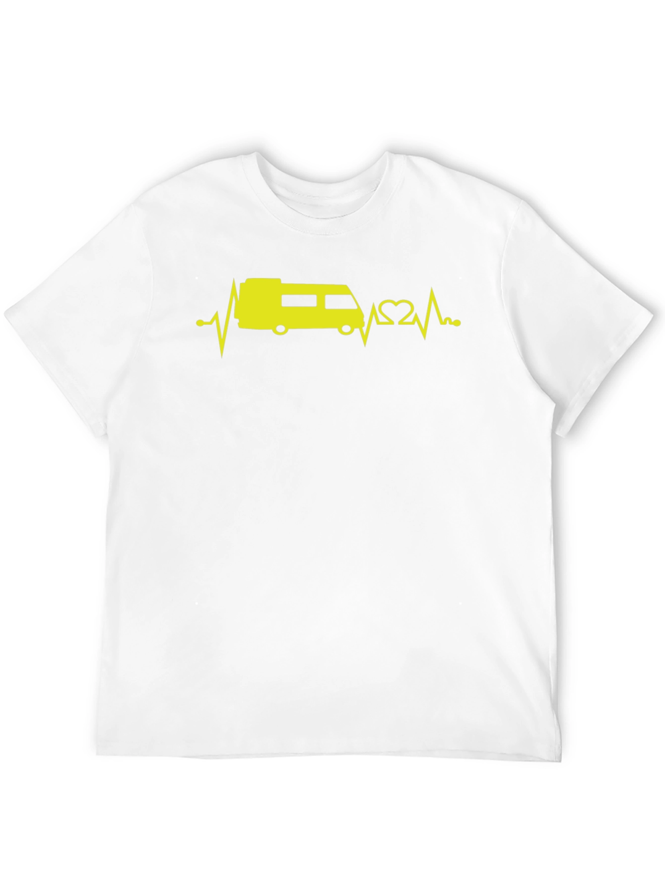 RV Heartbeat T-Shirt - Black Graphic Tee