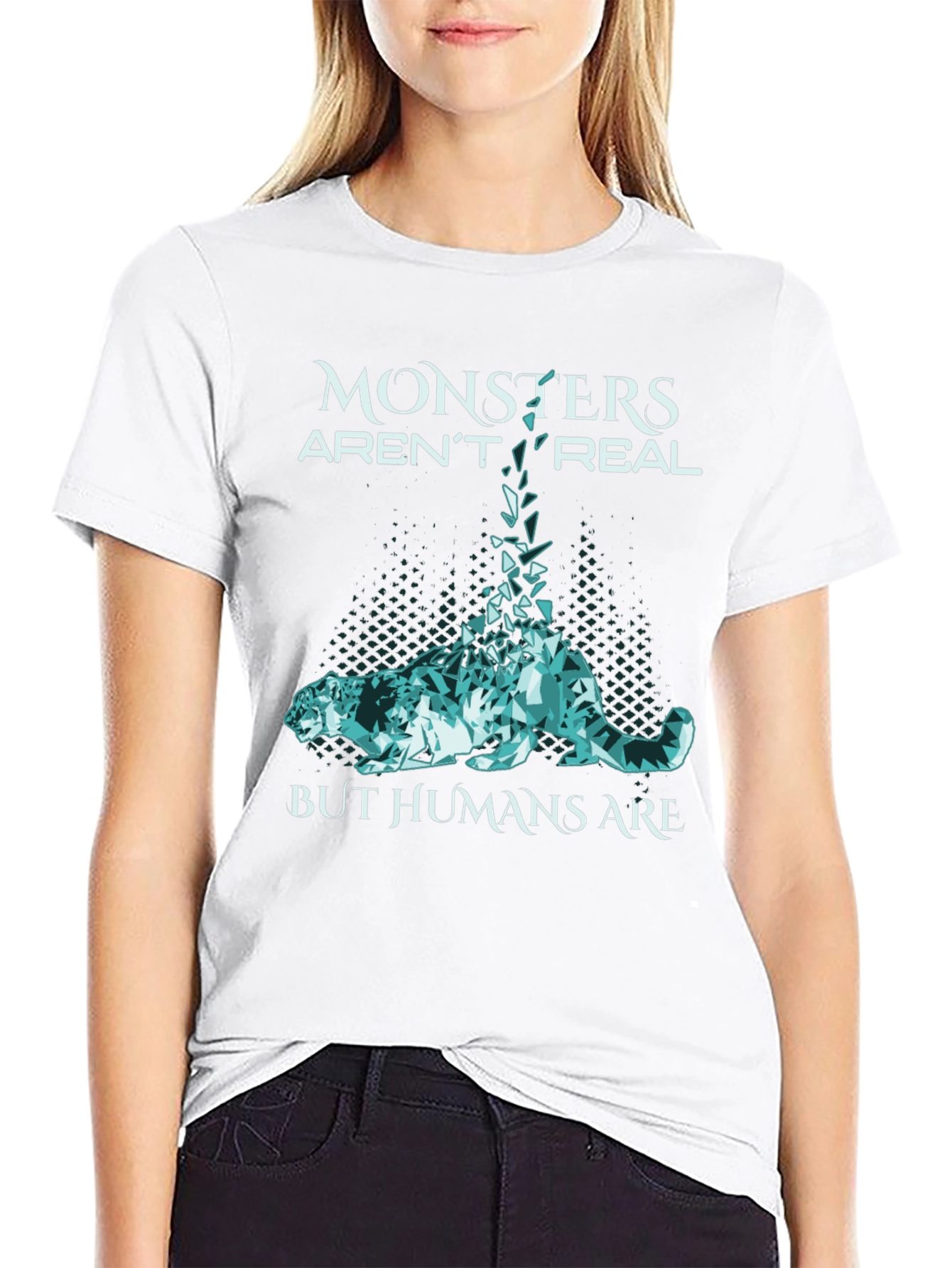 Monsters Arent Real Graphic Tee - Menswear
