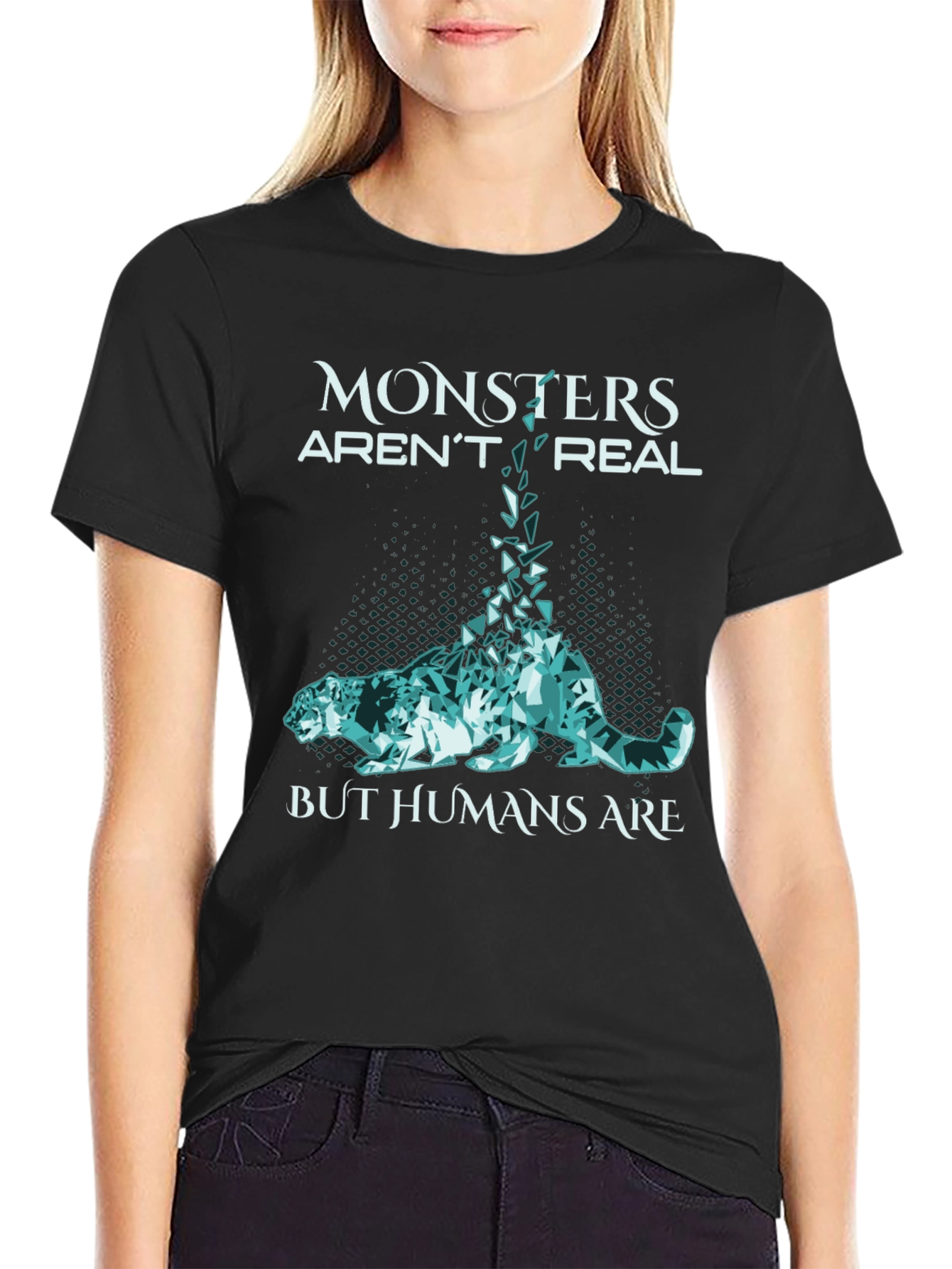 Monsters Arent Real Graphic Tee - Menswear