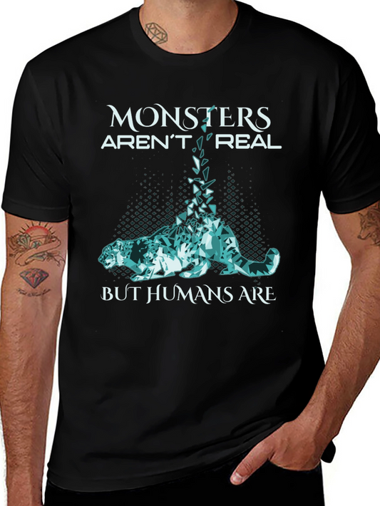 Monsters Arent Real Graphic Tee - Menswear