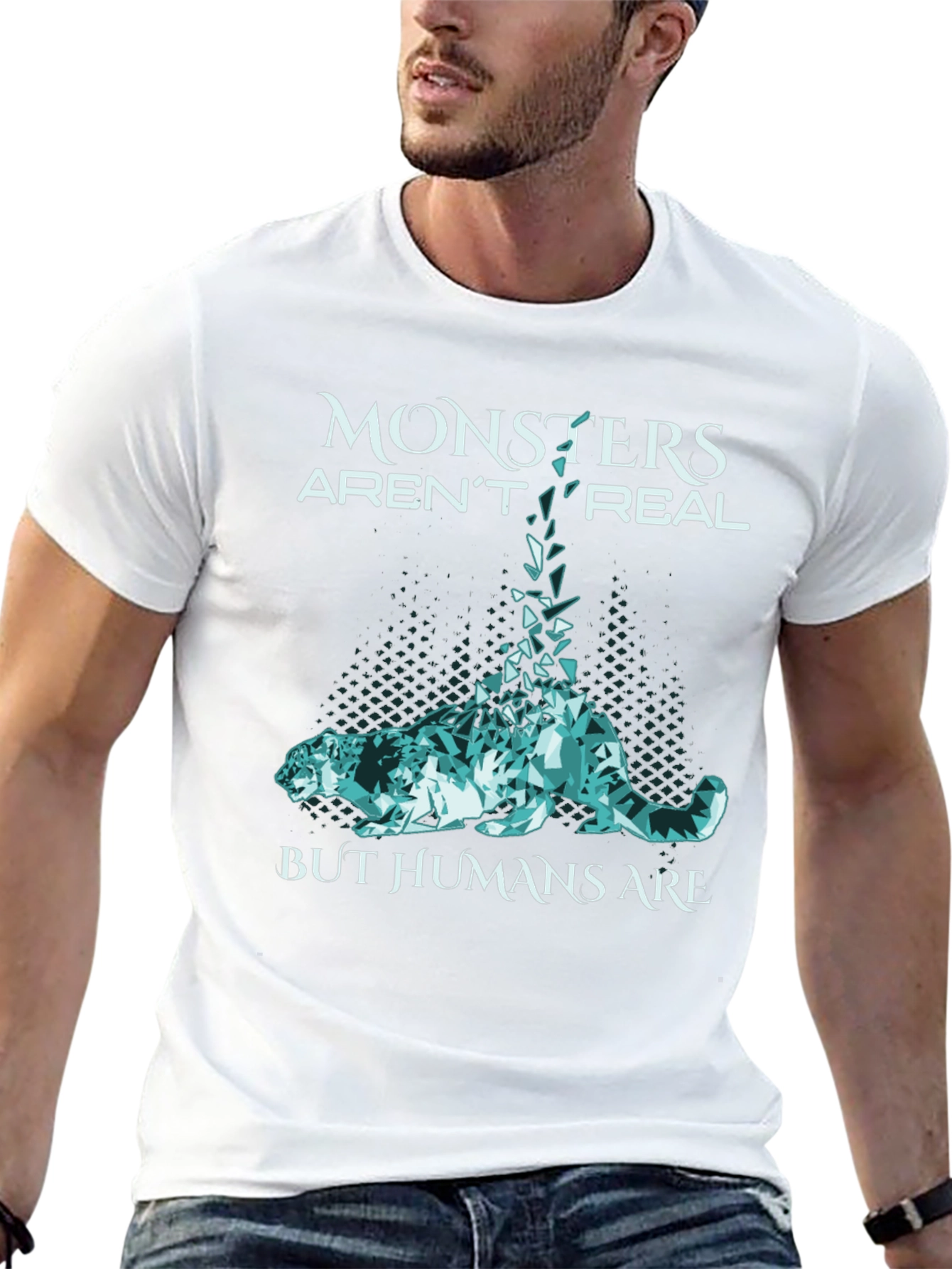 Monsters Arent Real Graphic Tee - Menswear