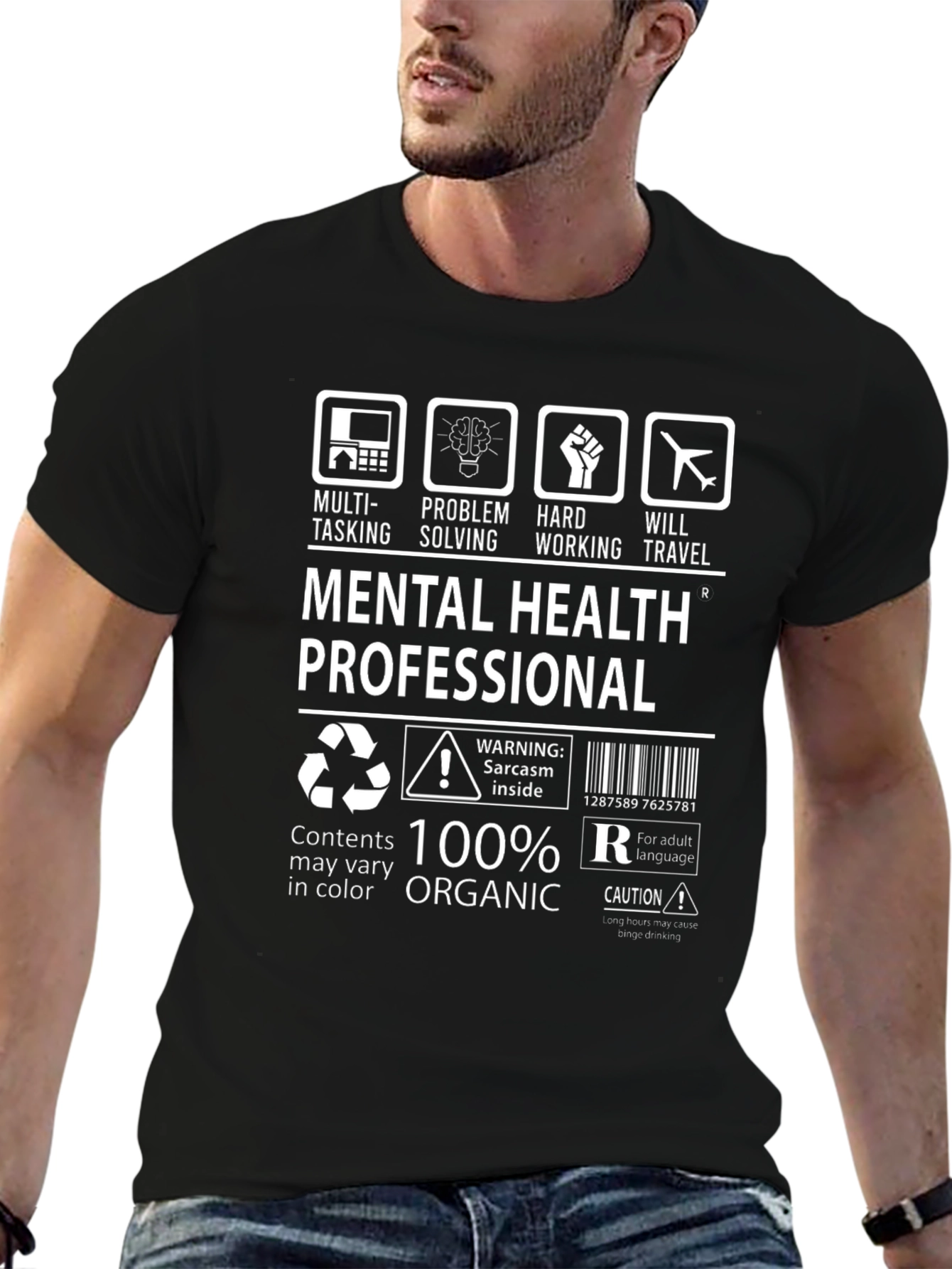 Mental Health Professional T-Shirt - Funny & Organic
