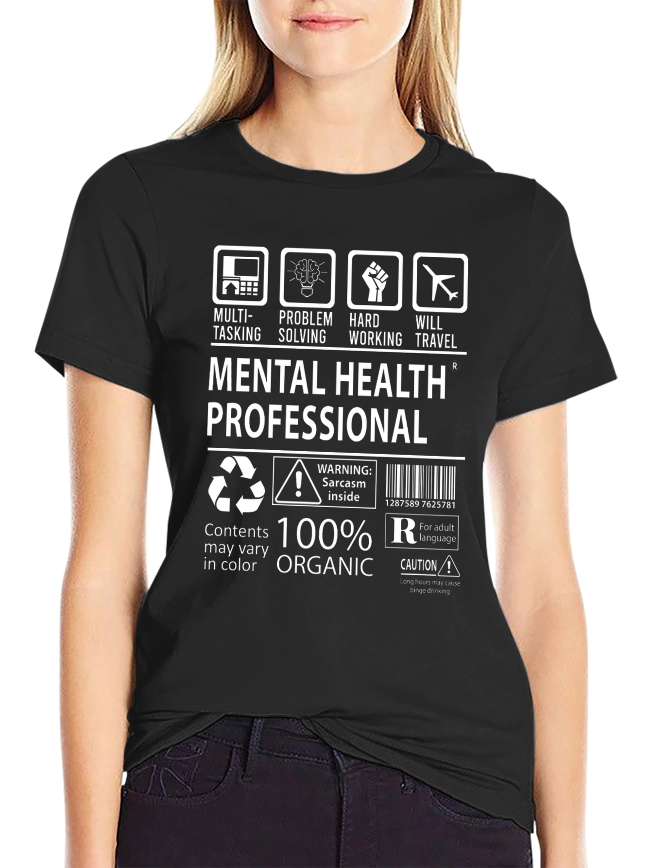 Mental Health Professional T-Shirt - Funny & Organic