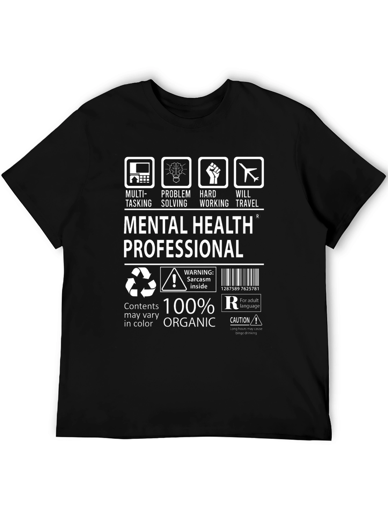 Mental Health Professional T-Shirt - Funny & Organic