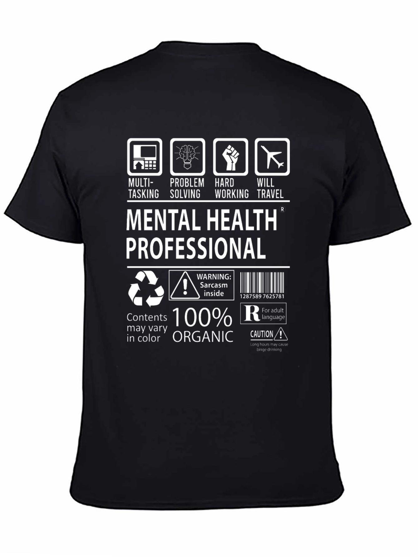 Mental Health Professional T-Shirt - Funny & Organic