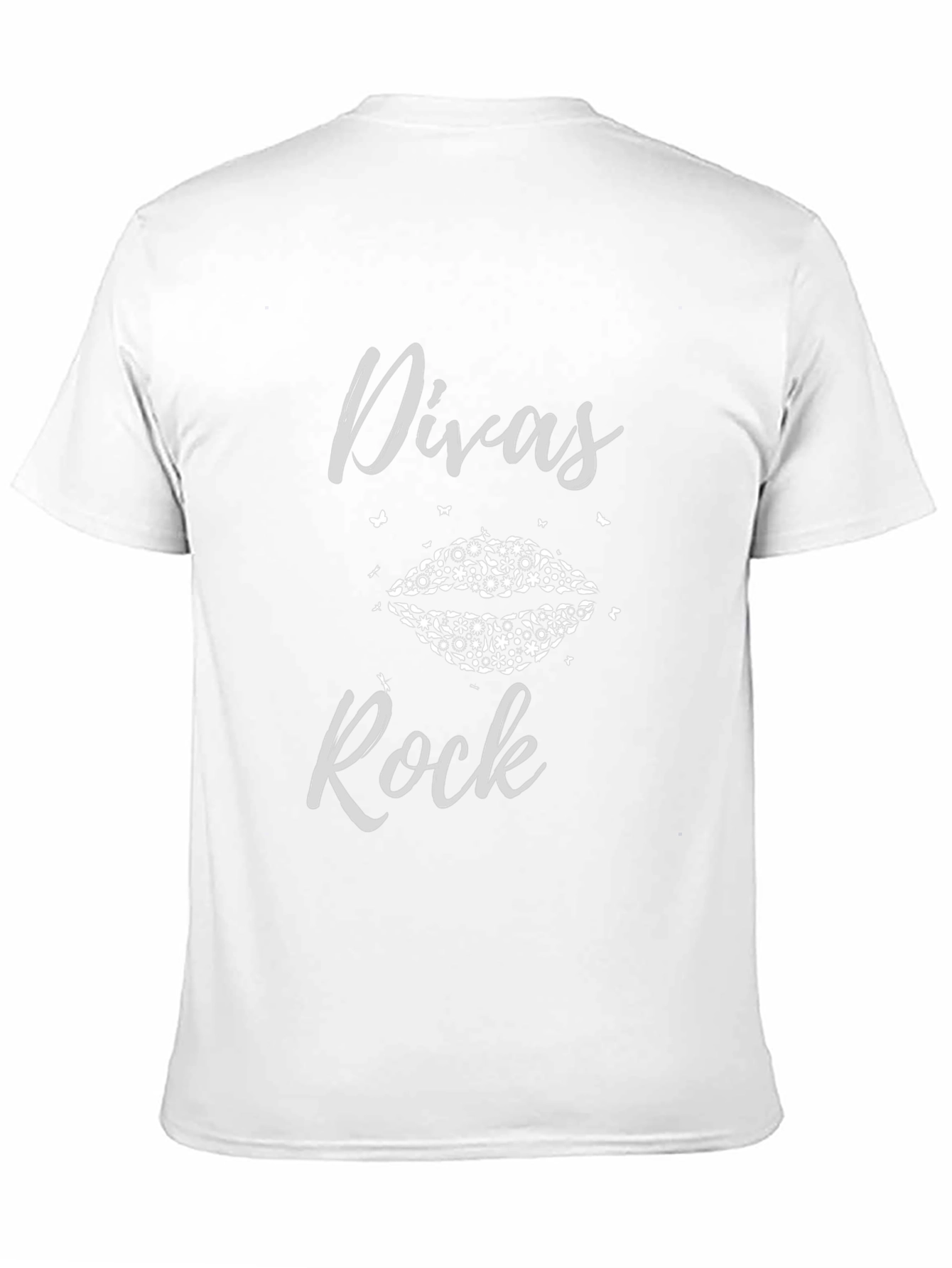 Divas Rock Graphic T-Shirt - Black Casual Tee