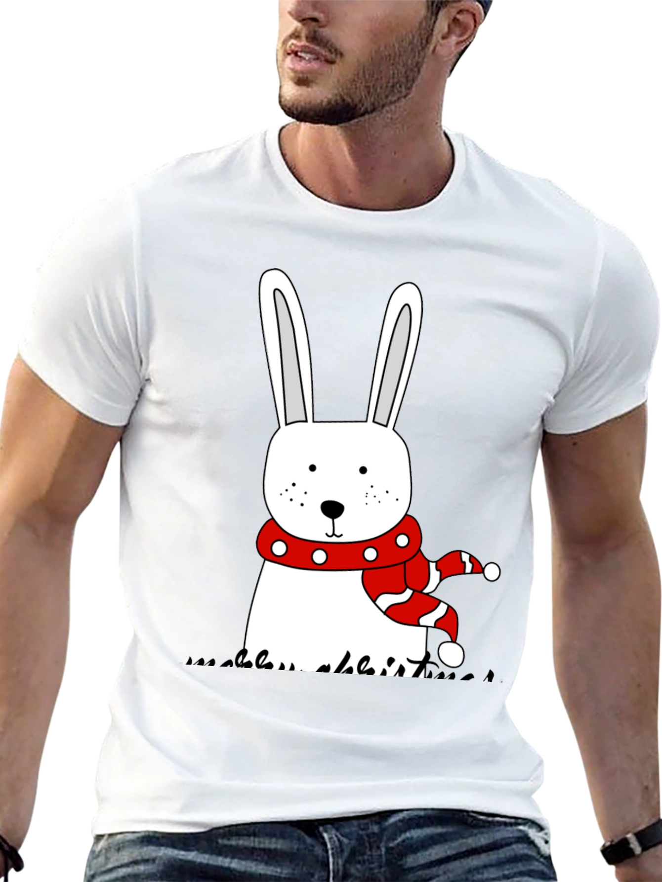 Rabbit Christmas Holiday T-Shirt