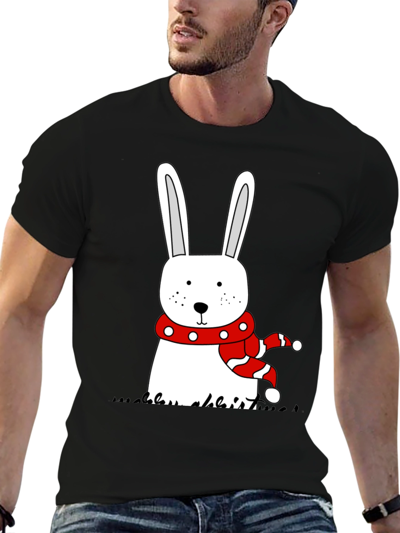 Rabbit Christmas Holiday T-Shirt