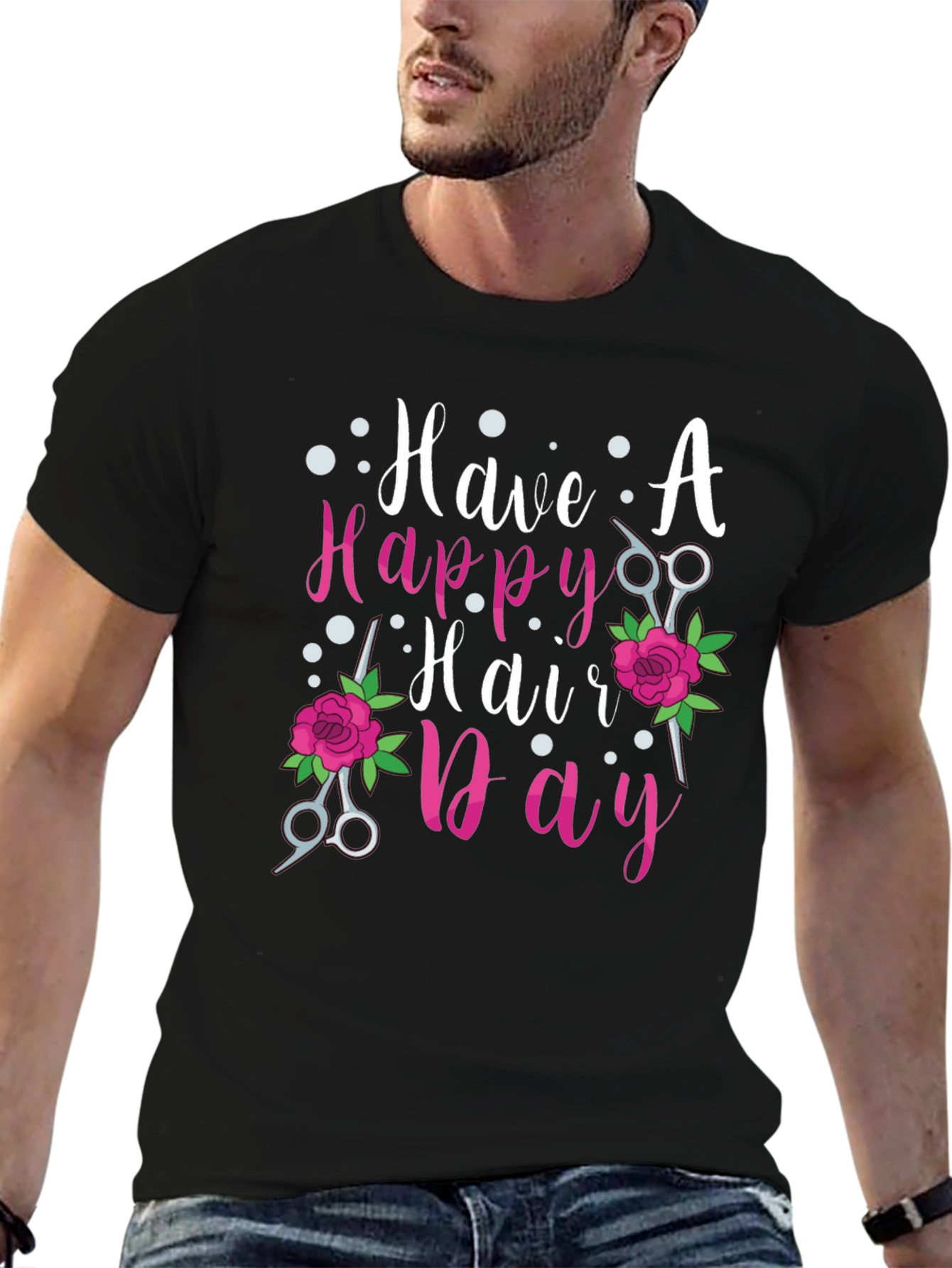 Happy Hair Day Tee - Salon Style Shirt