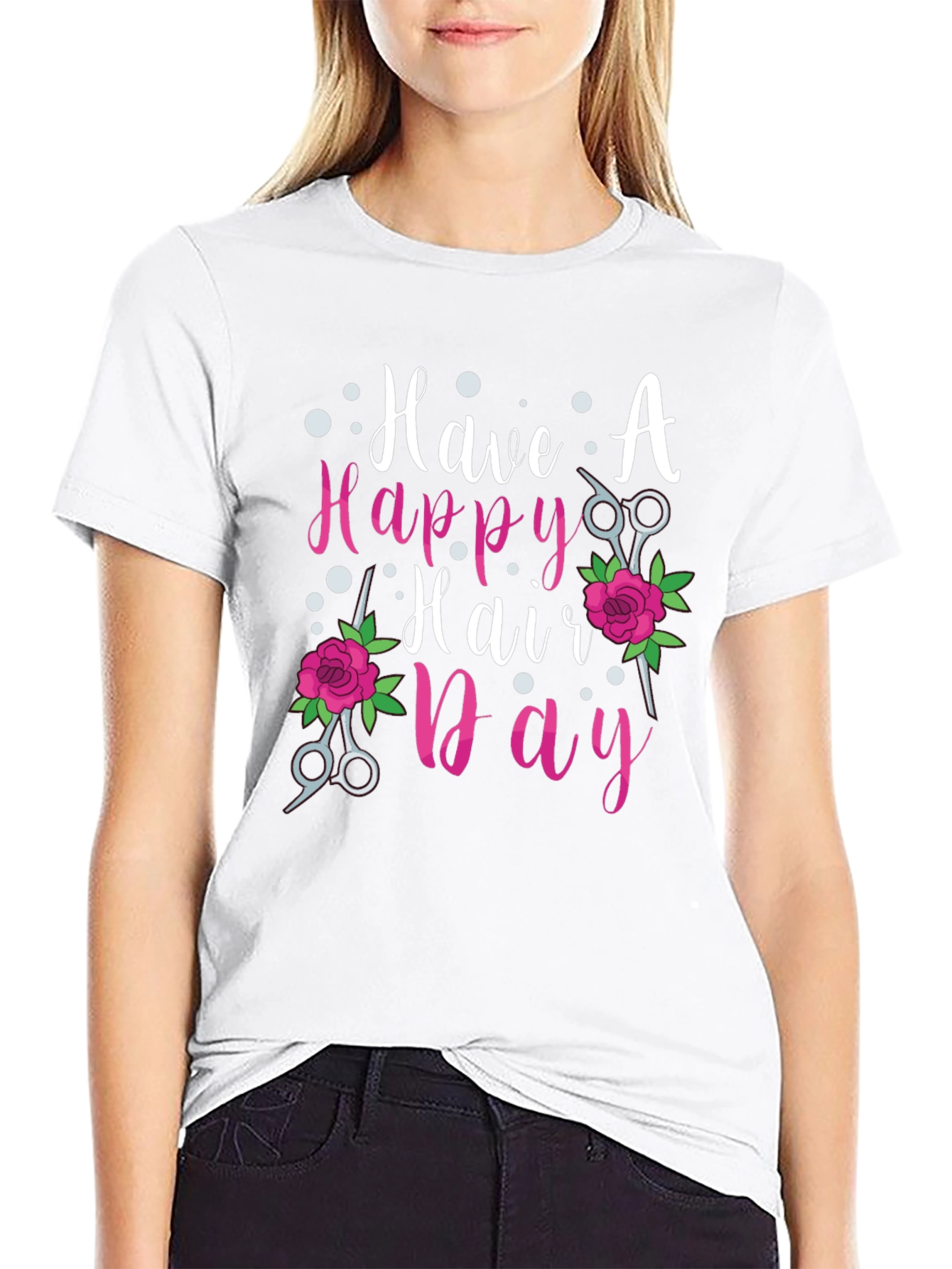 Happy Hair Day Tee - Salon Style Shirt