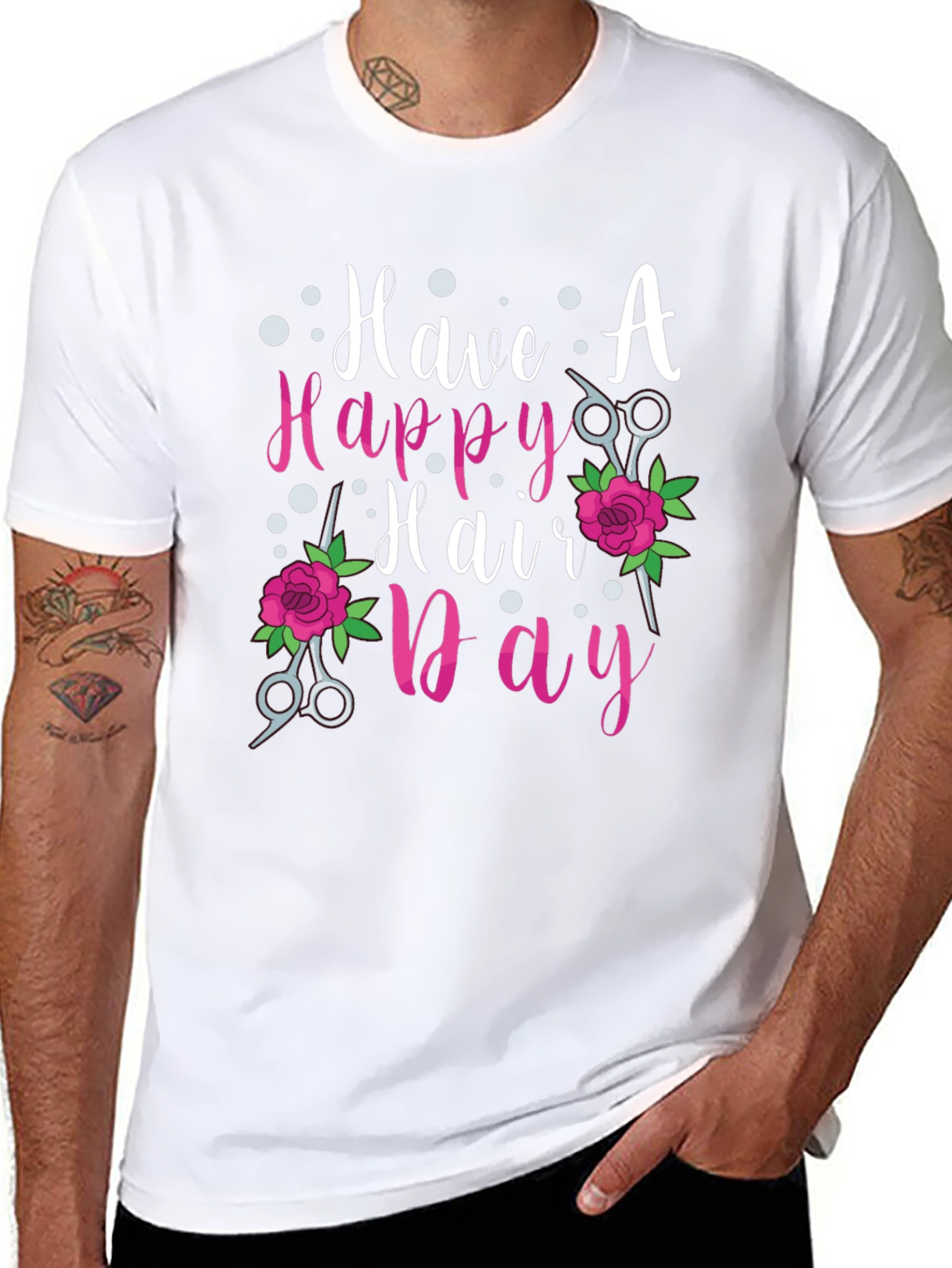 Happy Hair Day Tee - Salon Style Shirt