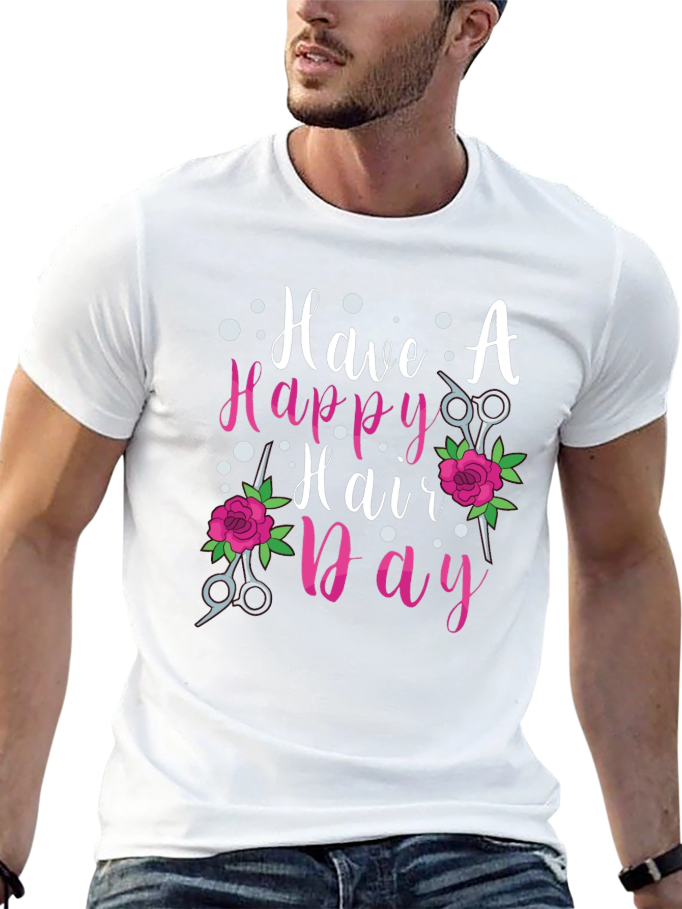 Happy Hair Day Tee - Salon Style Shirt