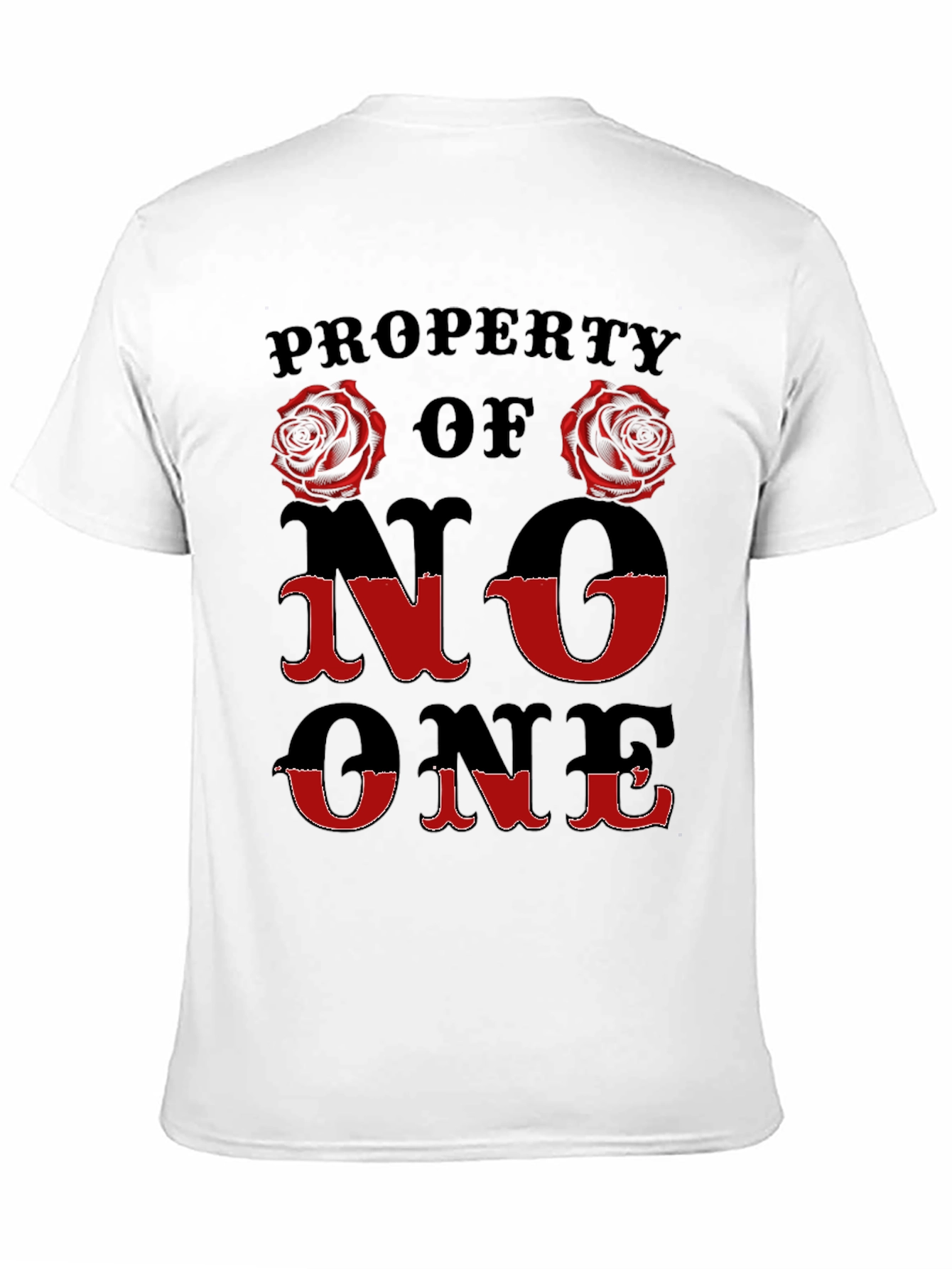 Property Of No One Rose Graphic T-Shirt