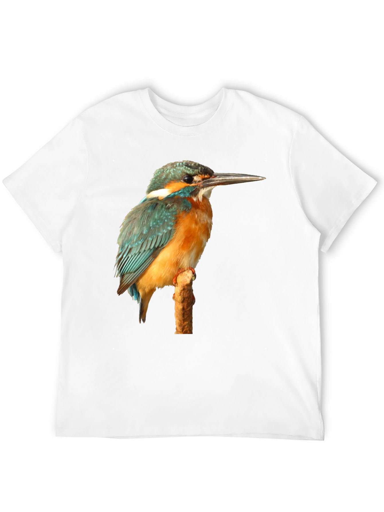 Kingfisher Bird Graphic Tee - Stylish Nature T-Shirt
