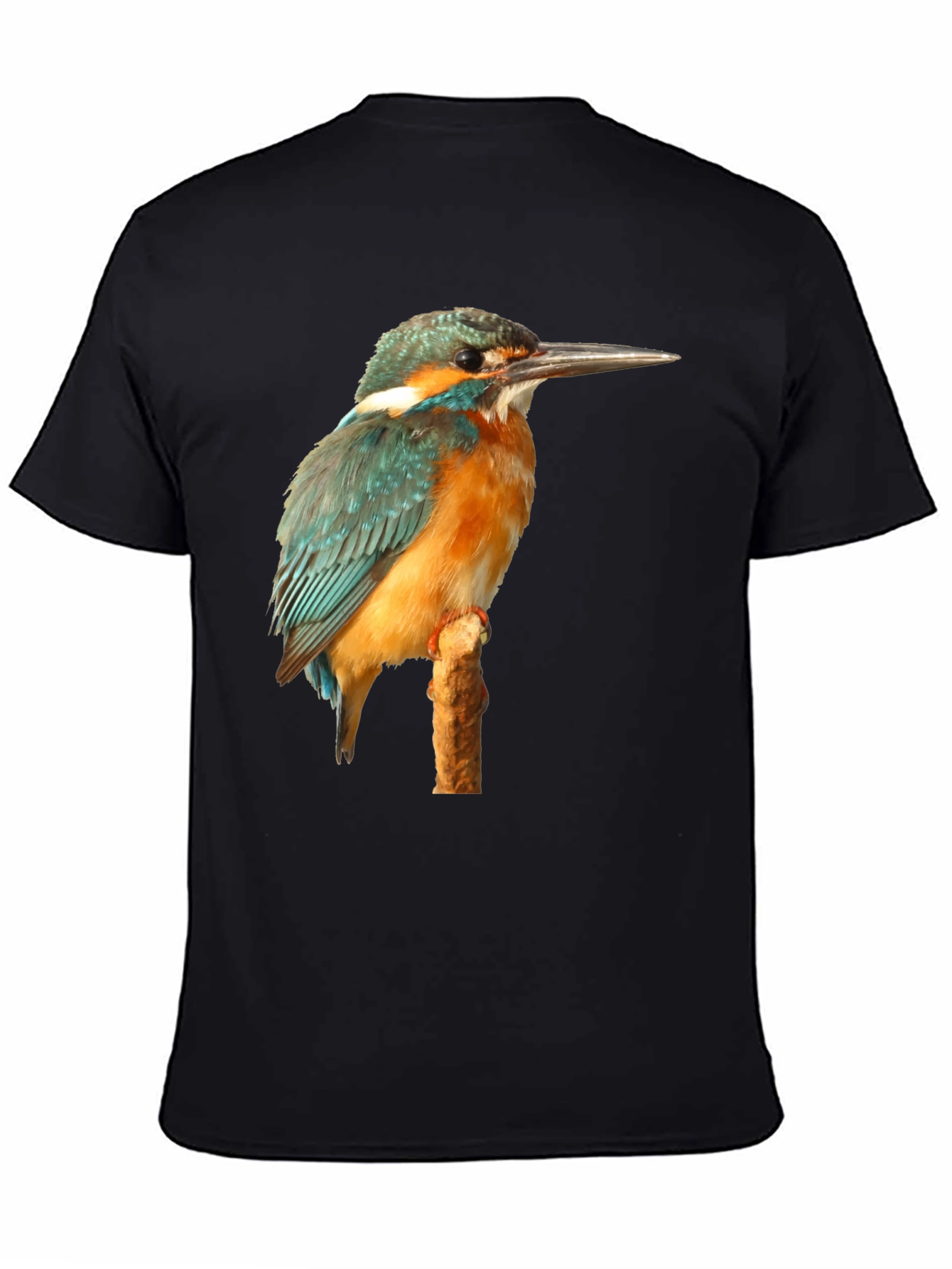 Kingfisher Bird Graphic Tee - Stylish Nature T-Shirt