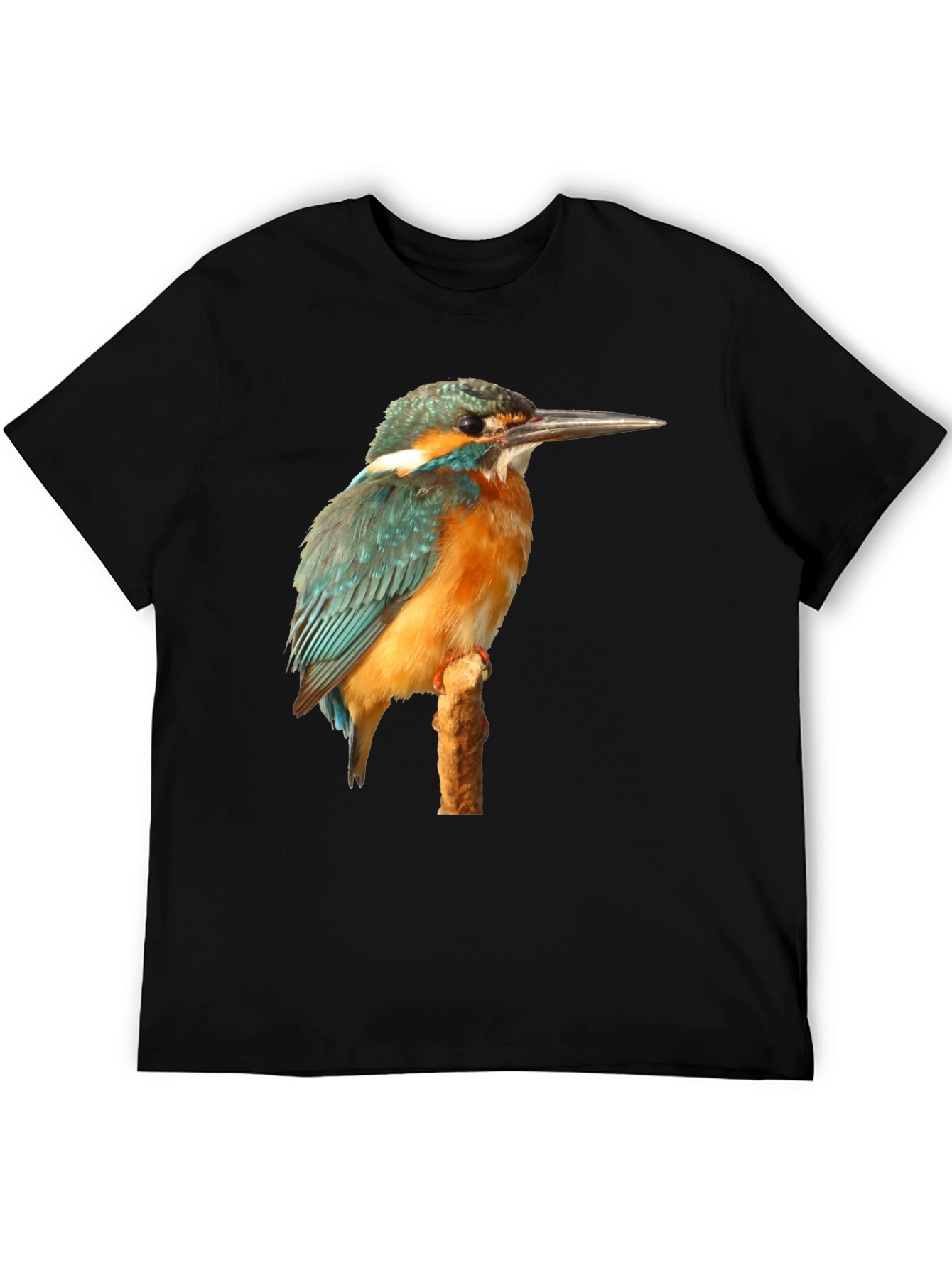 Kingfisher Bird Graphic Tee - Stylish Nature T-Shirt
