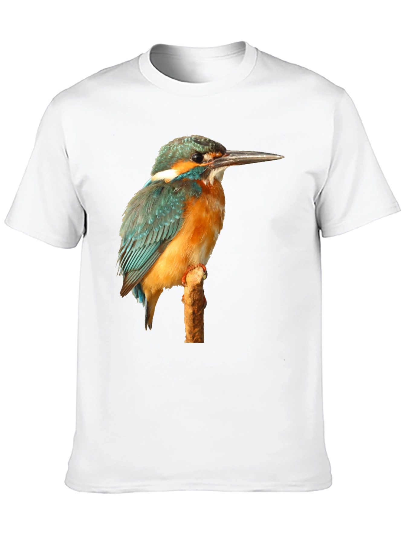 Kingfisher Bird Graphic Tee - Stylish Nature T-Shirt