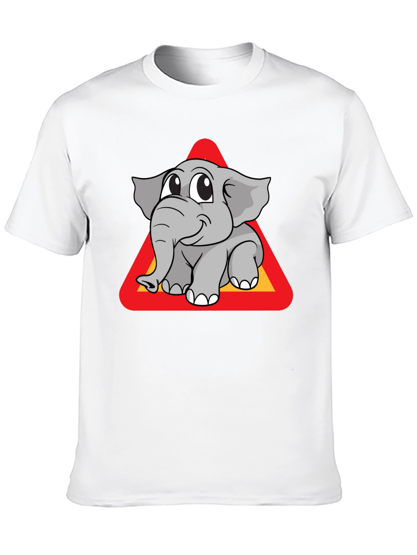 Cute Elephant Warning Sign T-Shirt