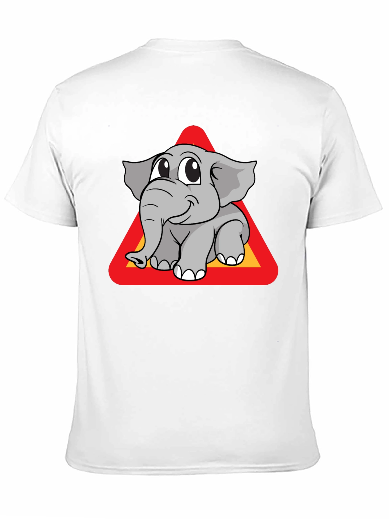 Cute Elephant Warning Sign T-Shirt