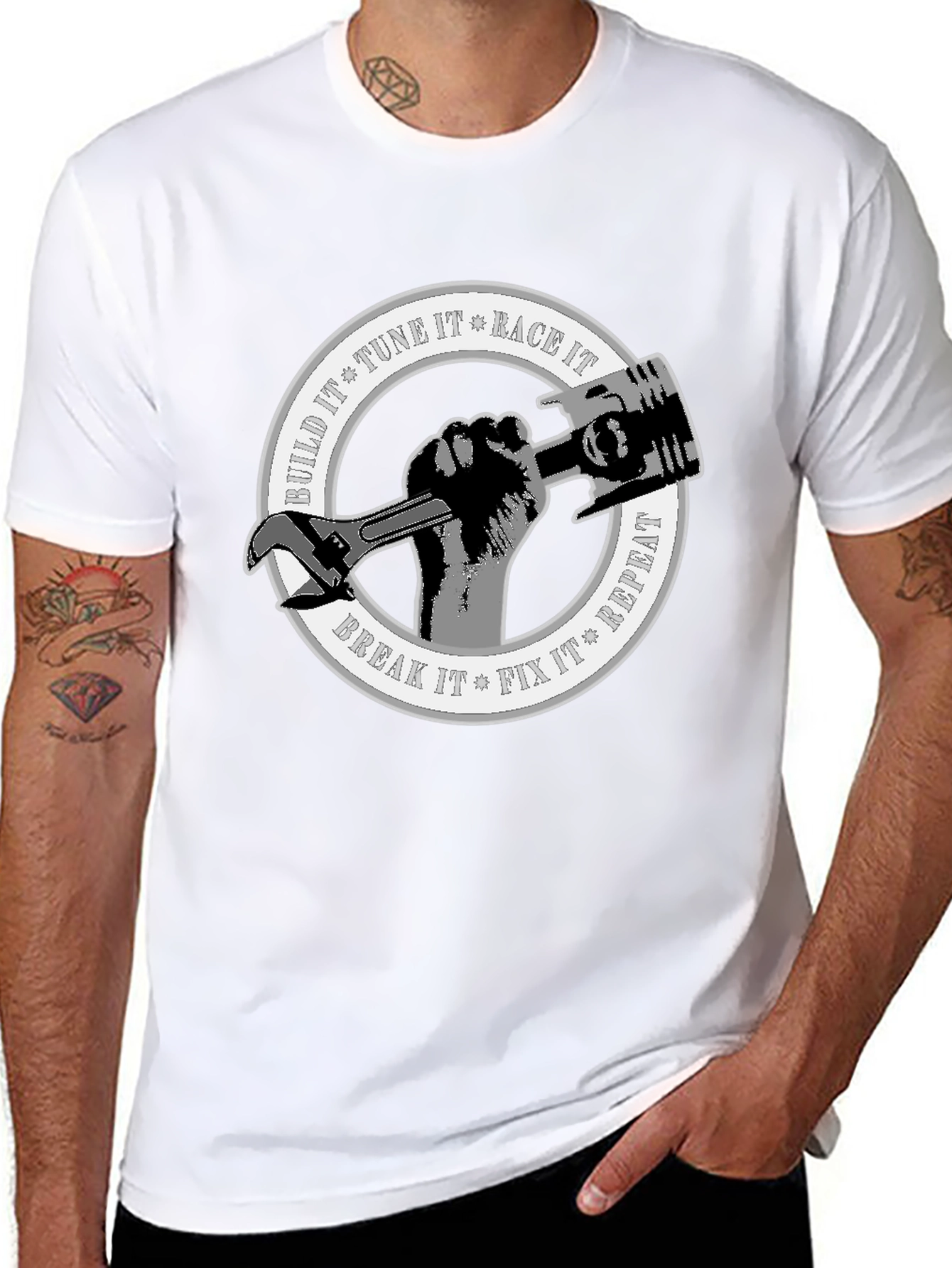 Build Tune Race Repeat T-Shirt