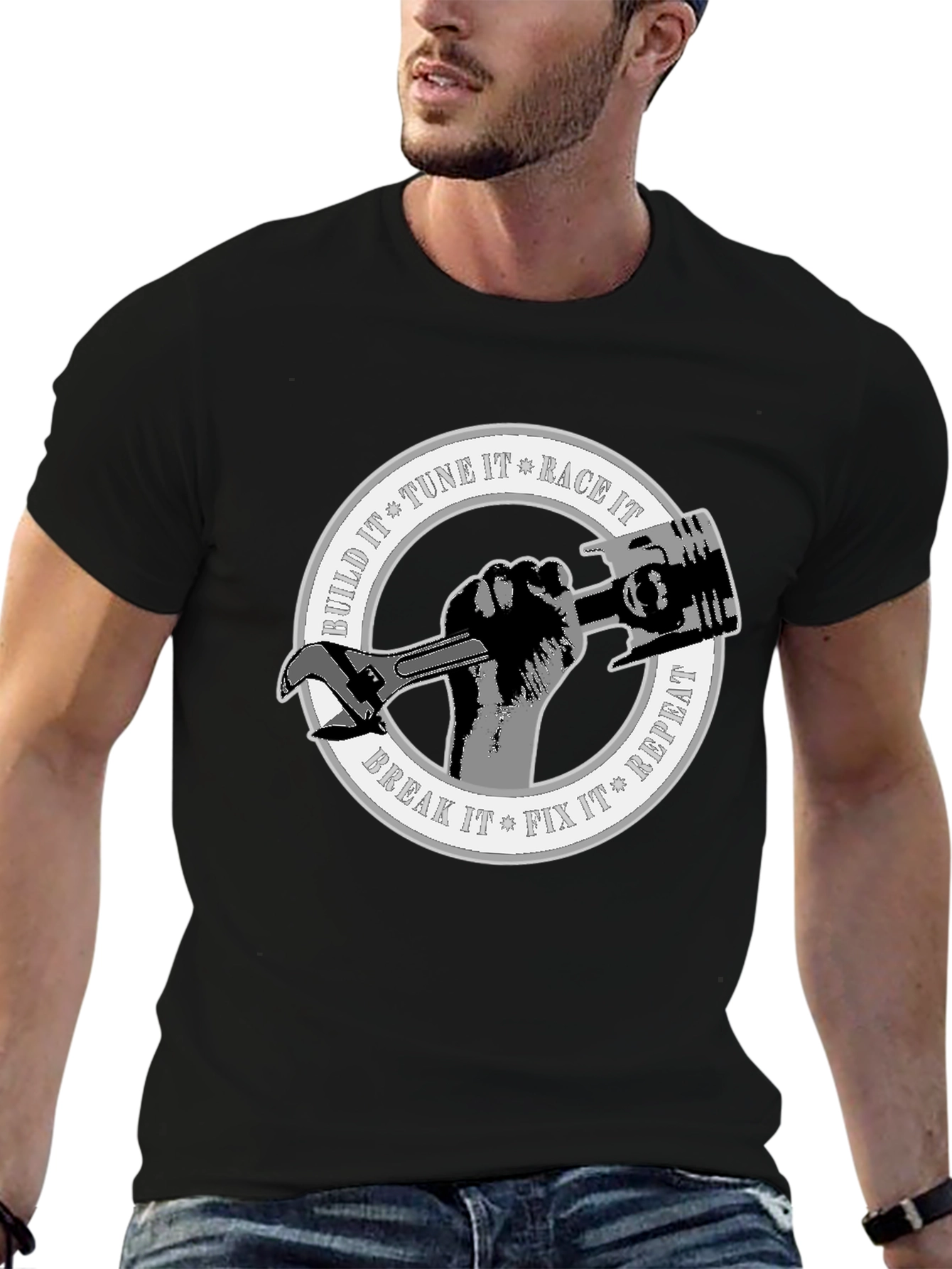 Build Tune Race Repeat T-Shirt