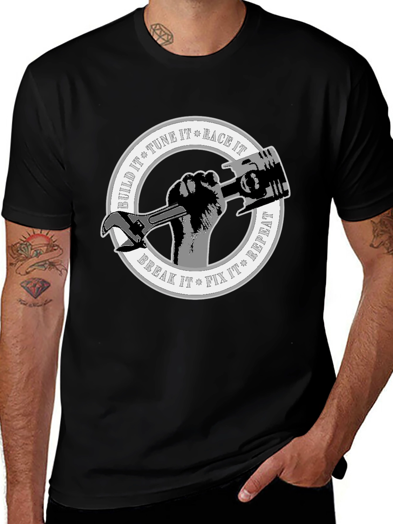 Build Tune Race Repeat T-Shirt