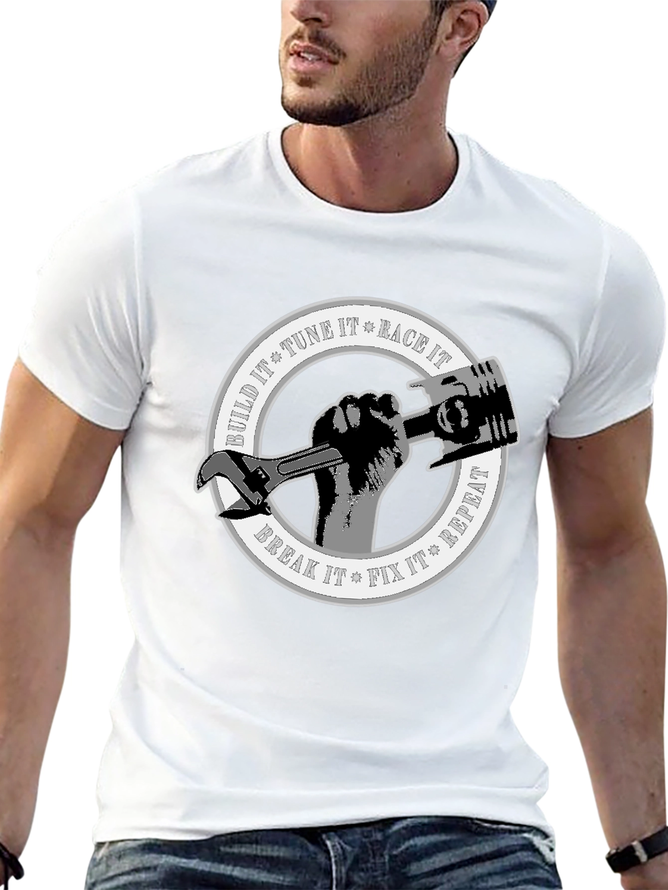 Build Tune Race Repeat T-Shirt