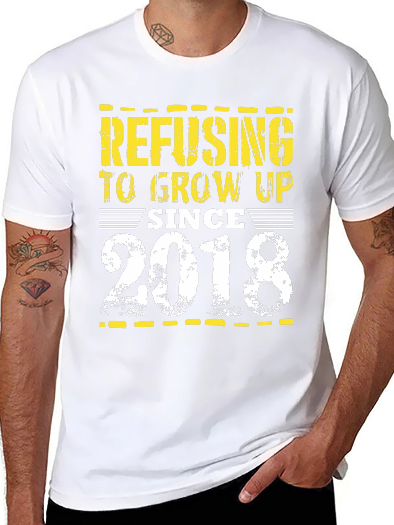 Refusing To Grow Up Since 2018 T-Shirt