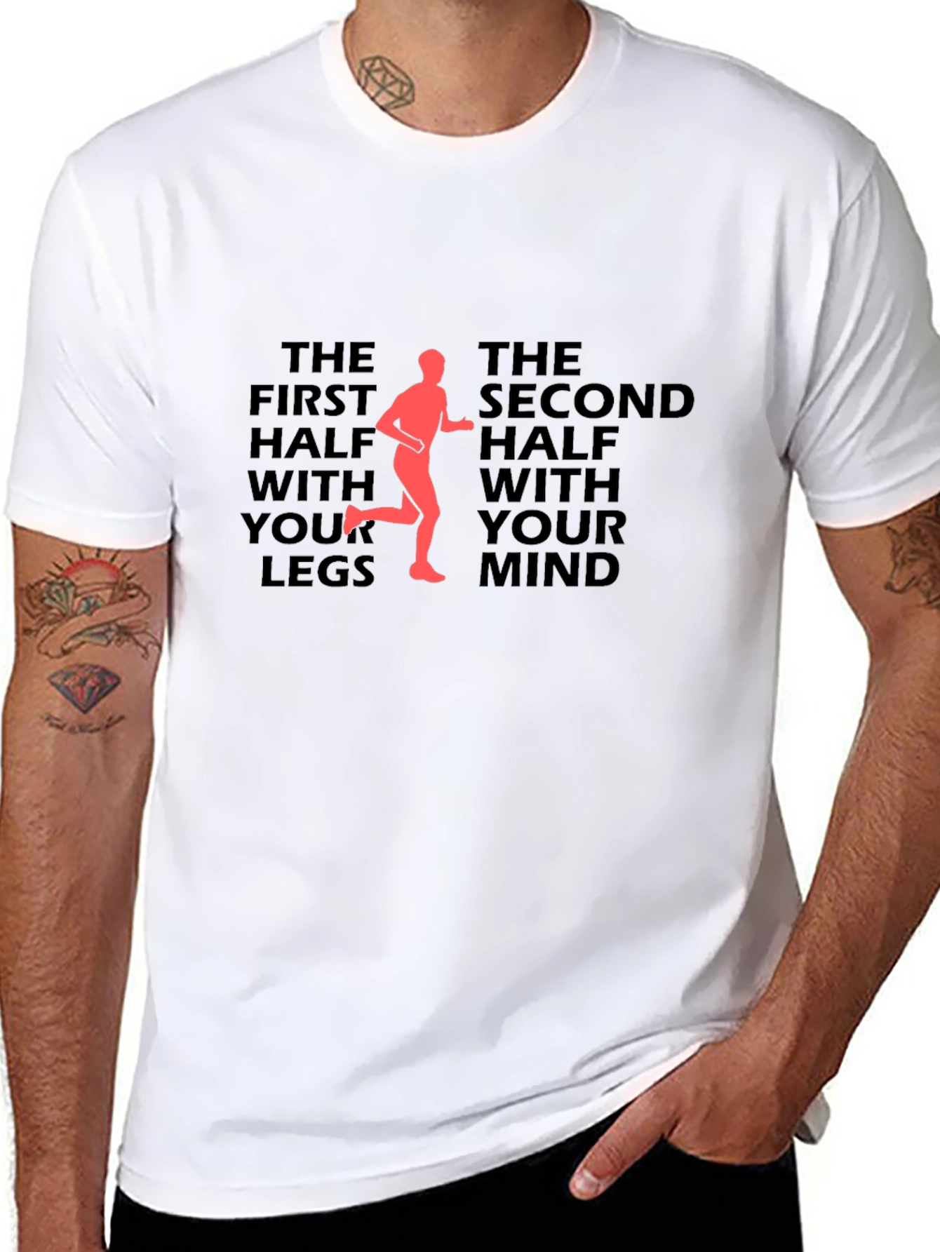 Runners Mind T-Shirt - Half Marathon Motivation