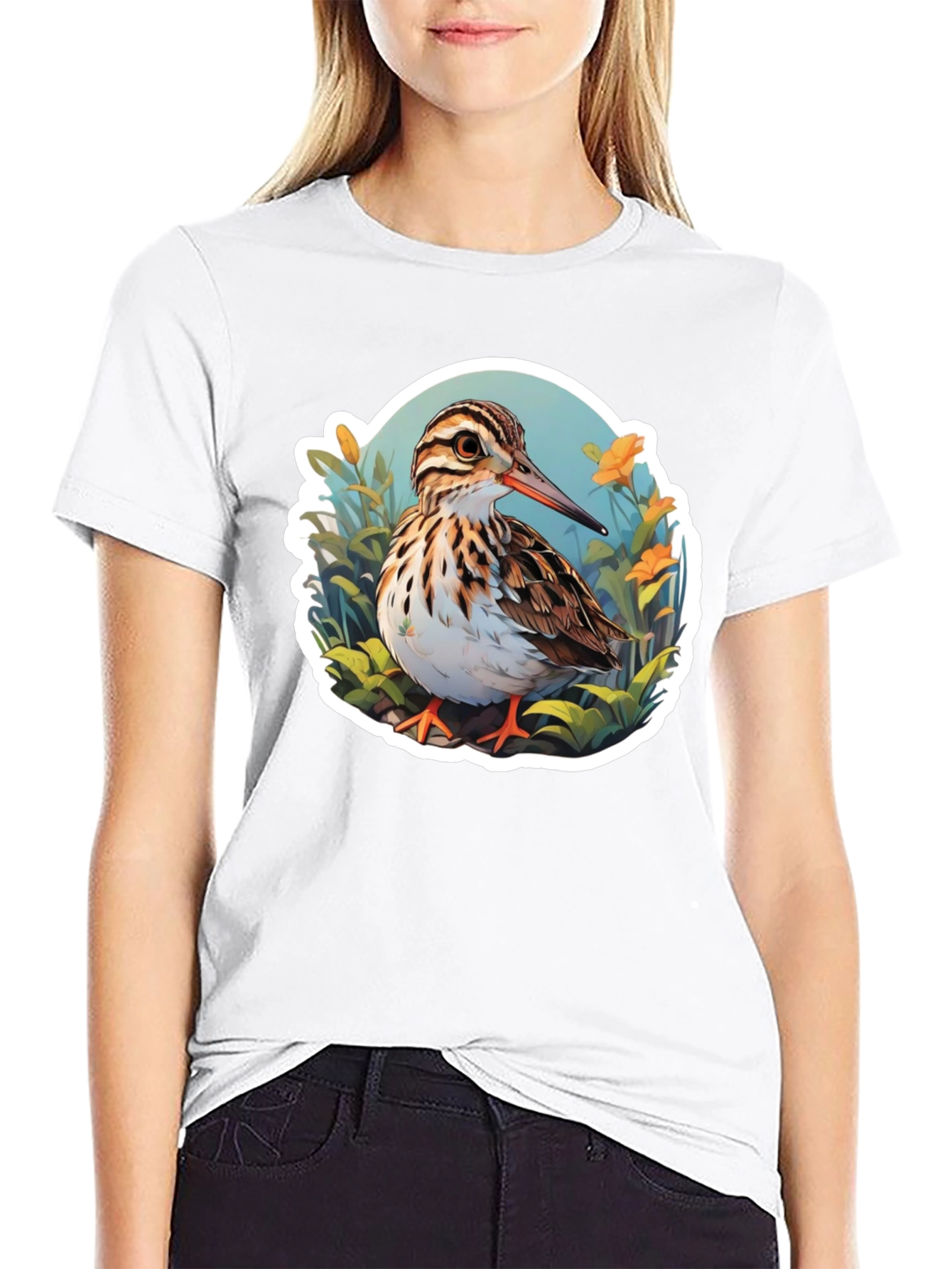 Bird Graphic Tee: Nature Inspired Style