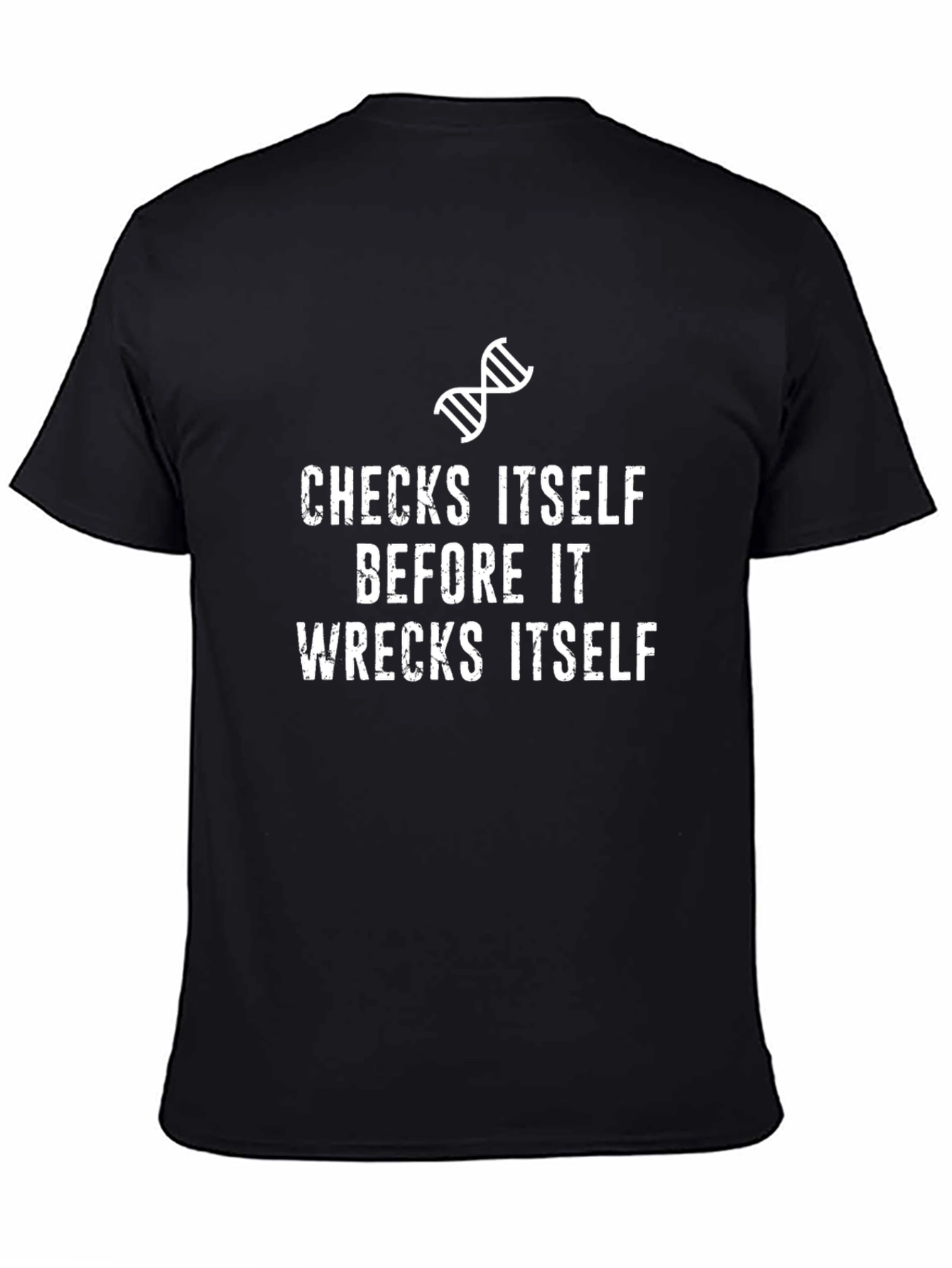 Checks Itself DNA Graphic T-Shirt