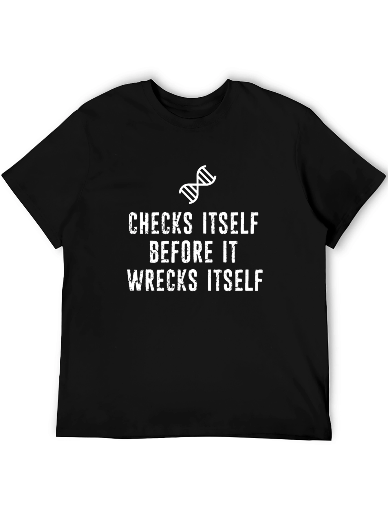 Checks Itself DNA Graphic T-Shirt