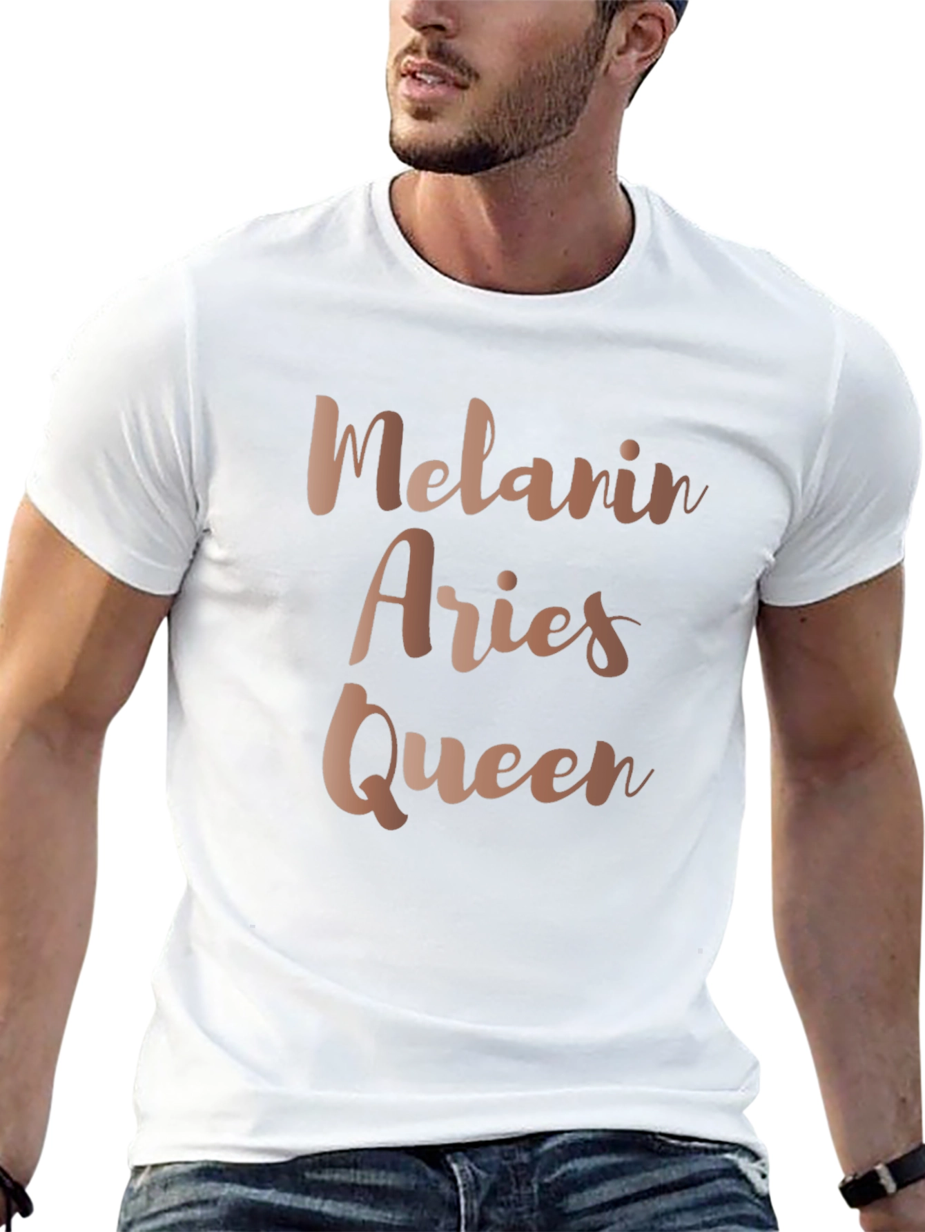 Melanin Aries Queen Black T-Shirt